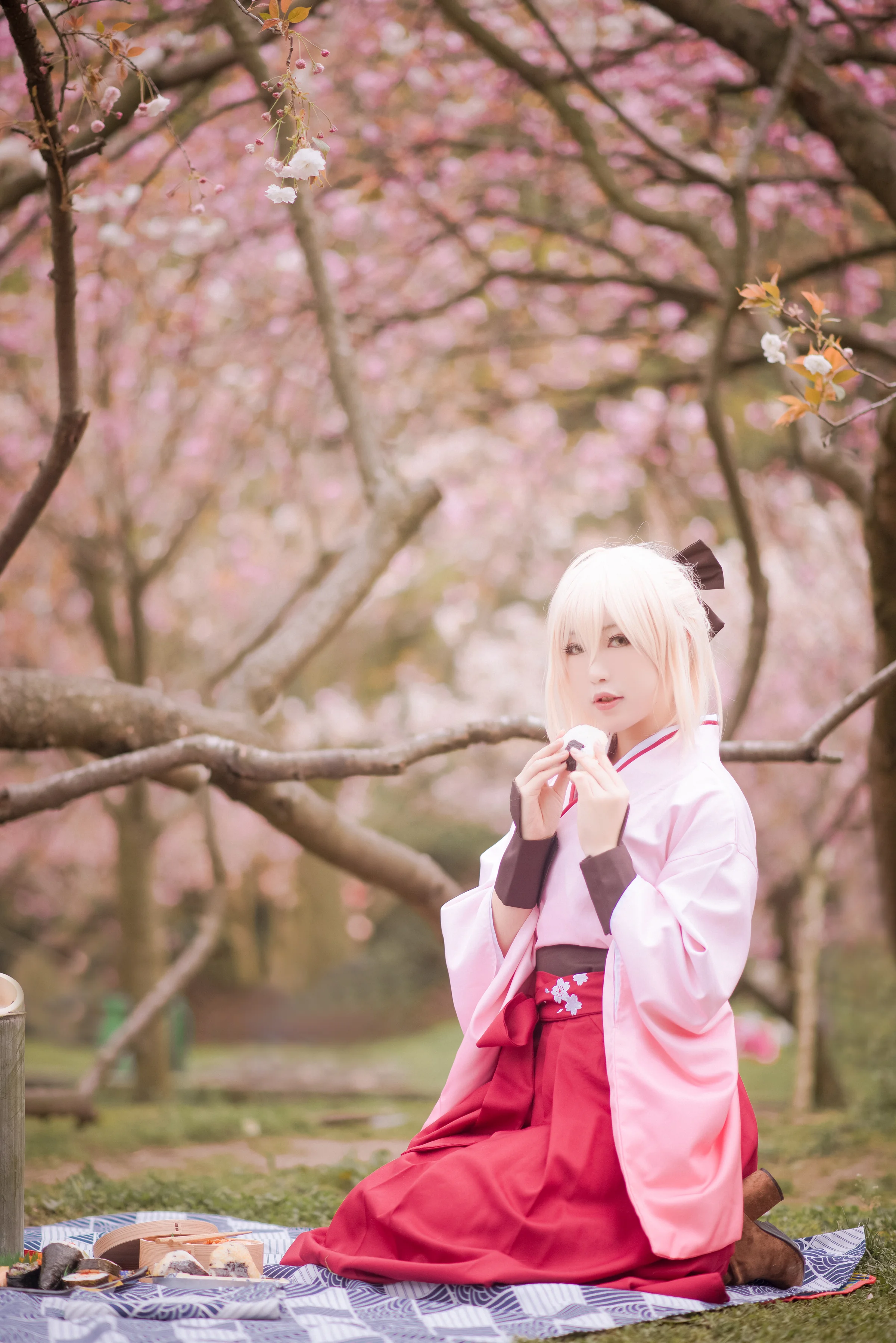 Fate/GrandOrder 冲田总司COS写真