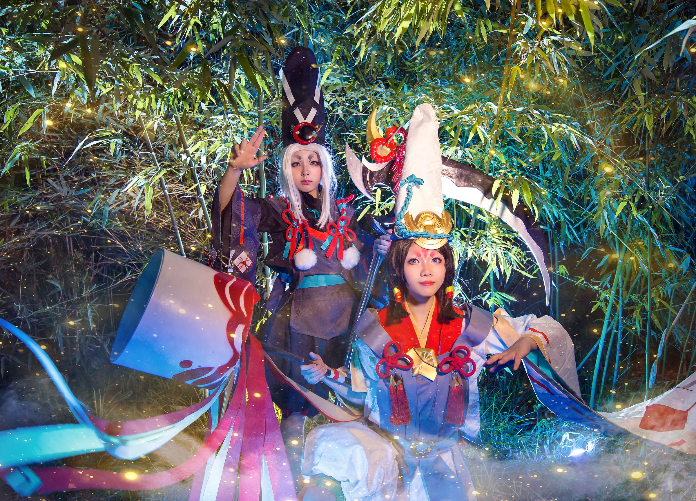 阴阳师 黑童子&白童子COS写真