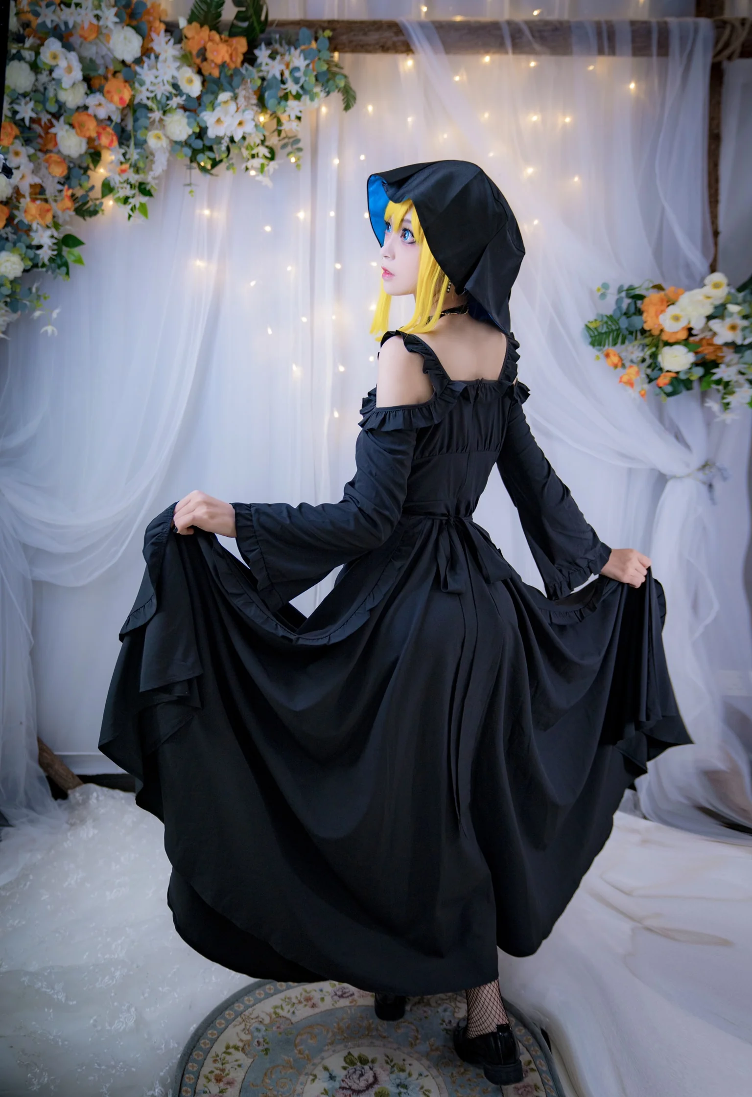 死神少爷与黑女仆COS写真