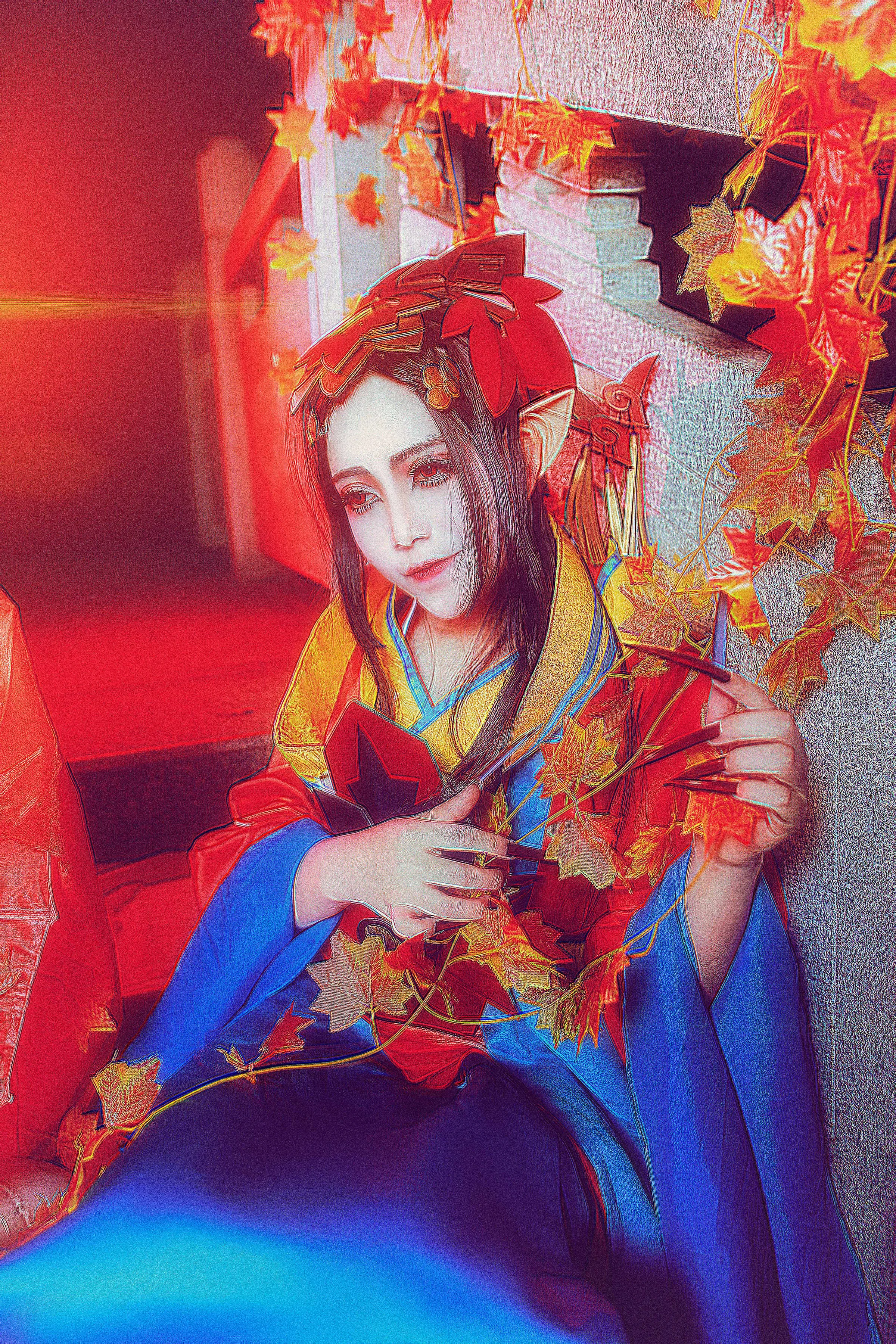 TYA事务所 阴阳师鬼女红叶觉醒COS写真