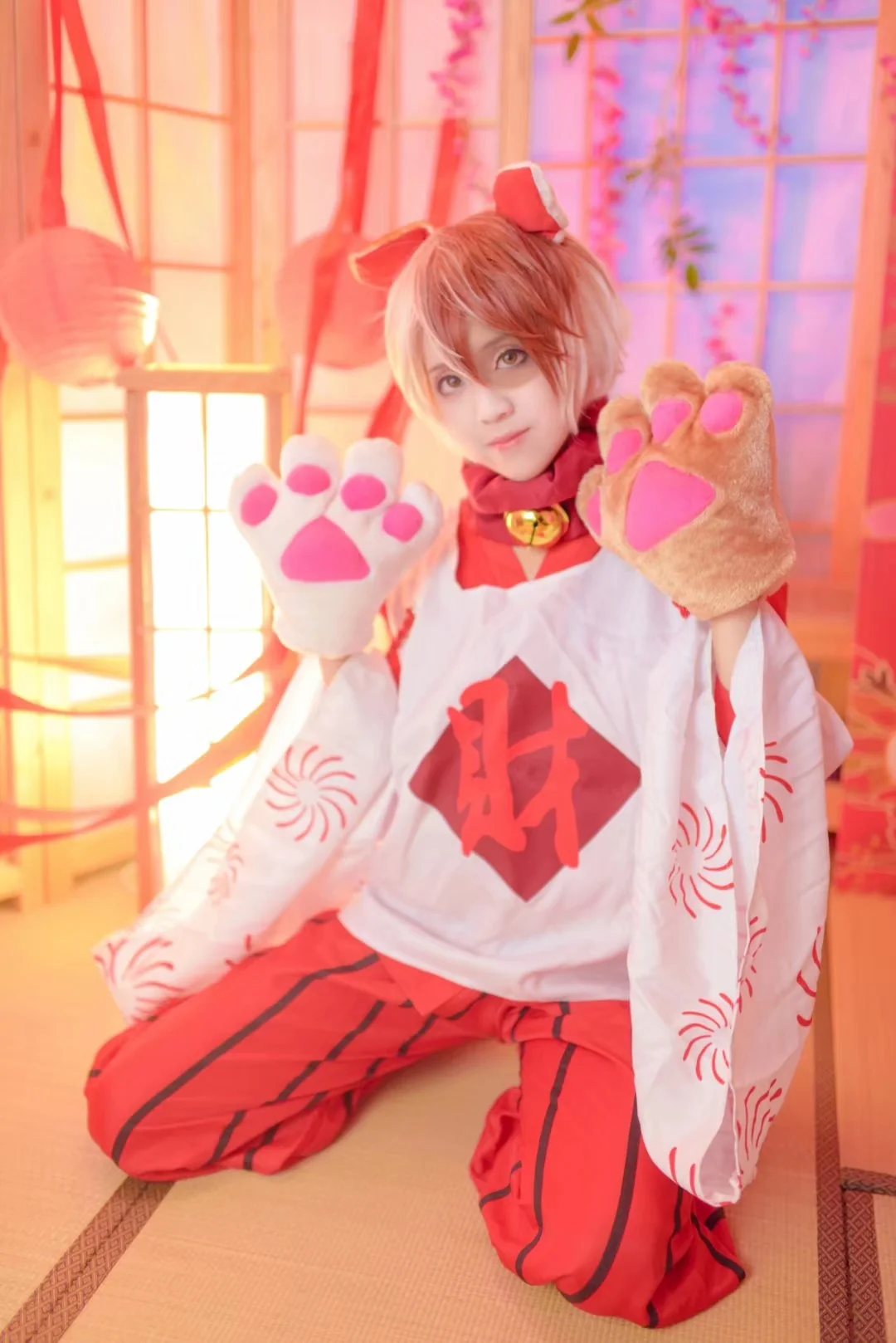 阴阳师 御魂招财猫COS写真