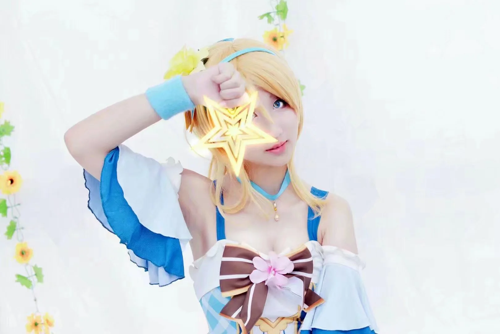 Love Live！绚濑绘里花束觉醒COS写真