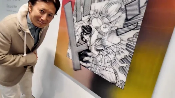 荒木飞吕彦举办JOJO立体艺术展！创新技法引网友热议｜高清图片集