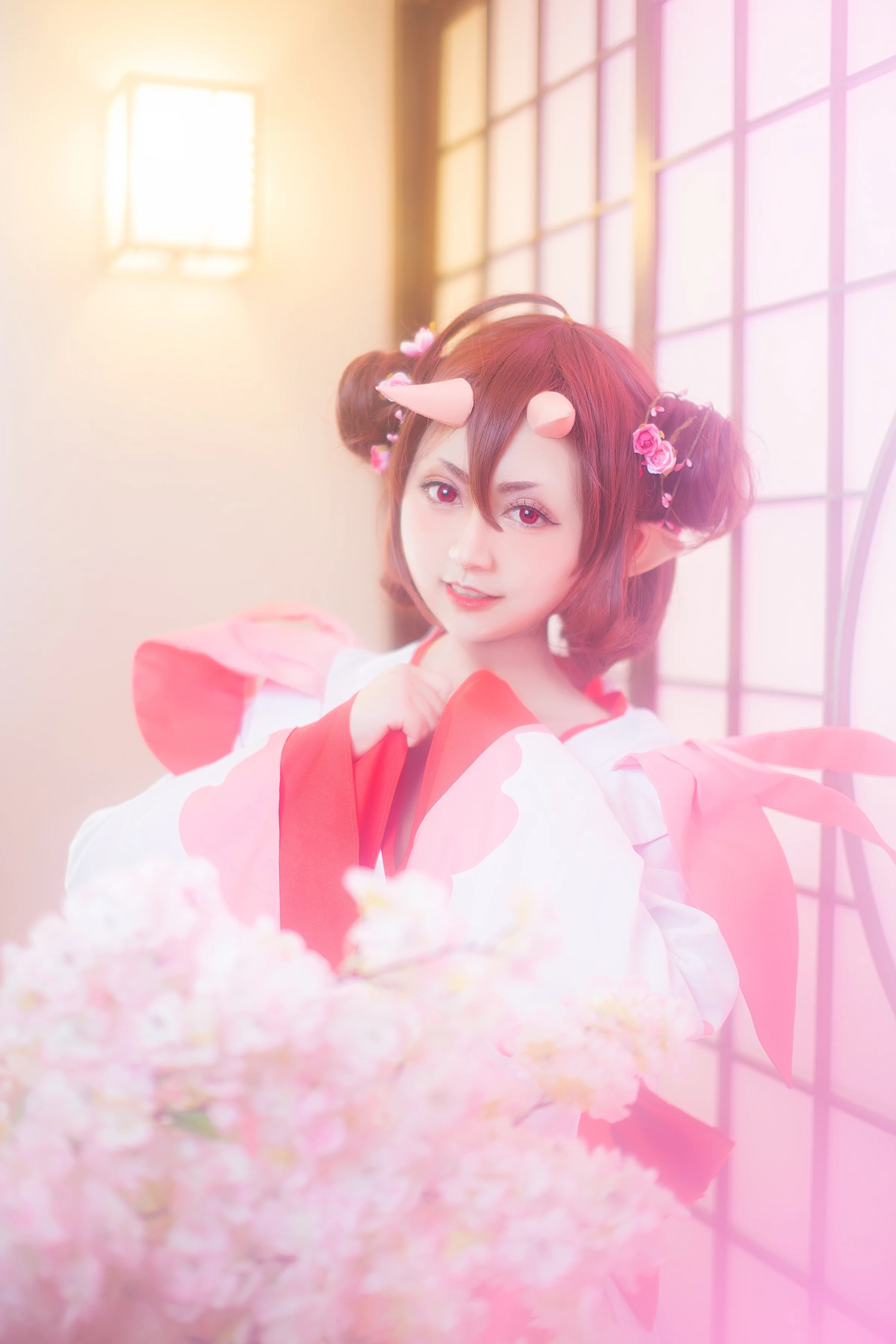 阴阳师樱与桃COS写真