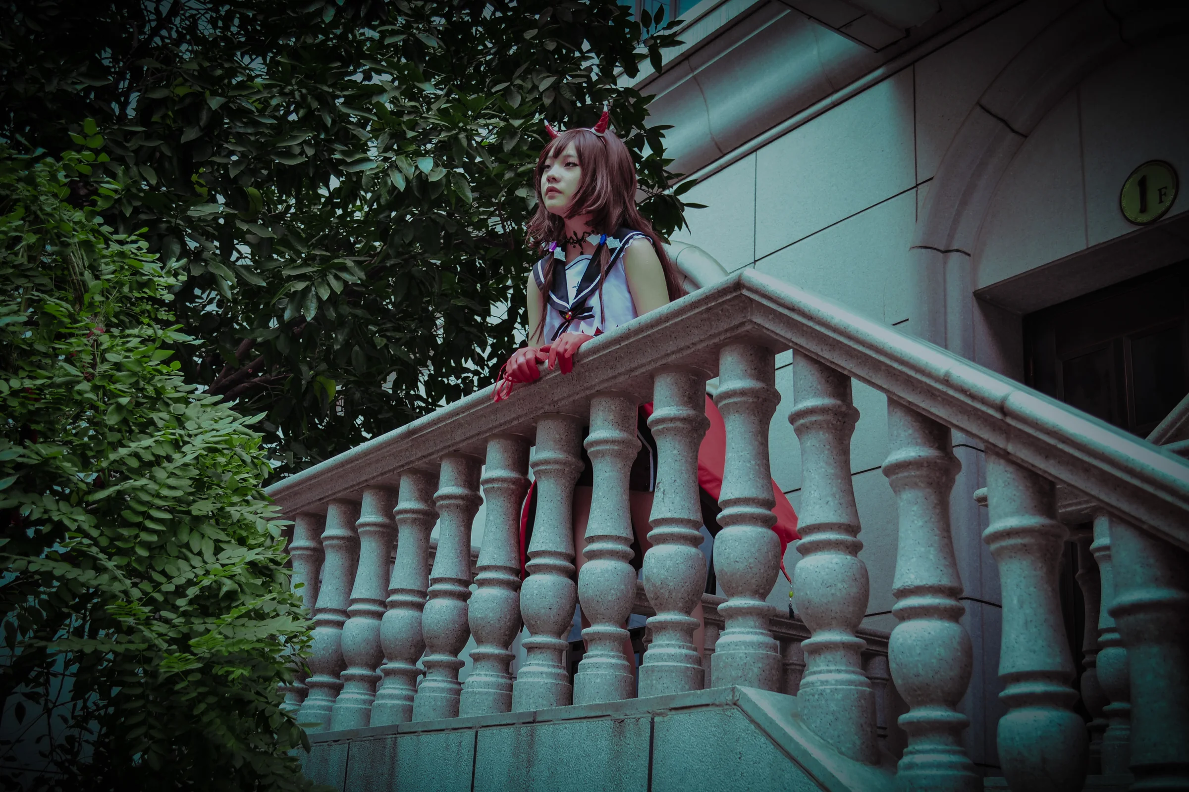乐正凌恶魔COS写真