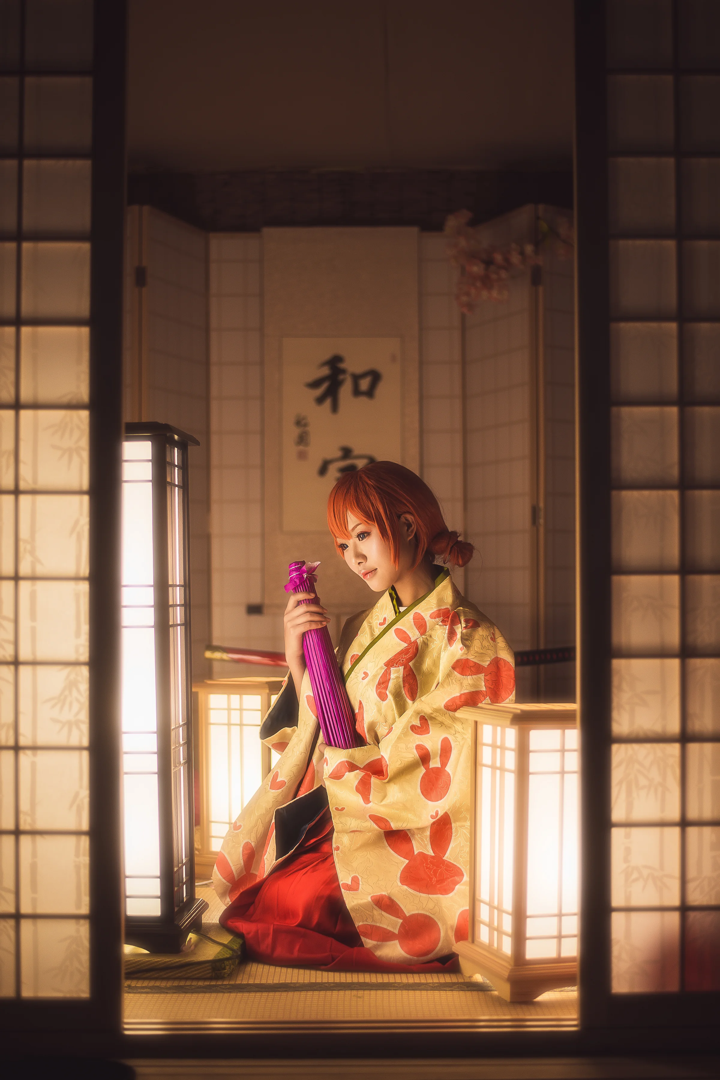 《银魂》神乐COS写真