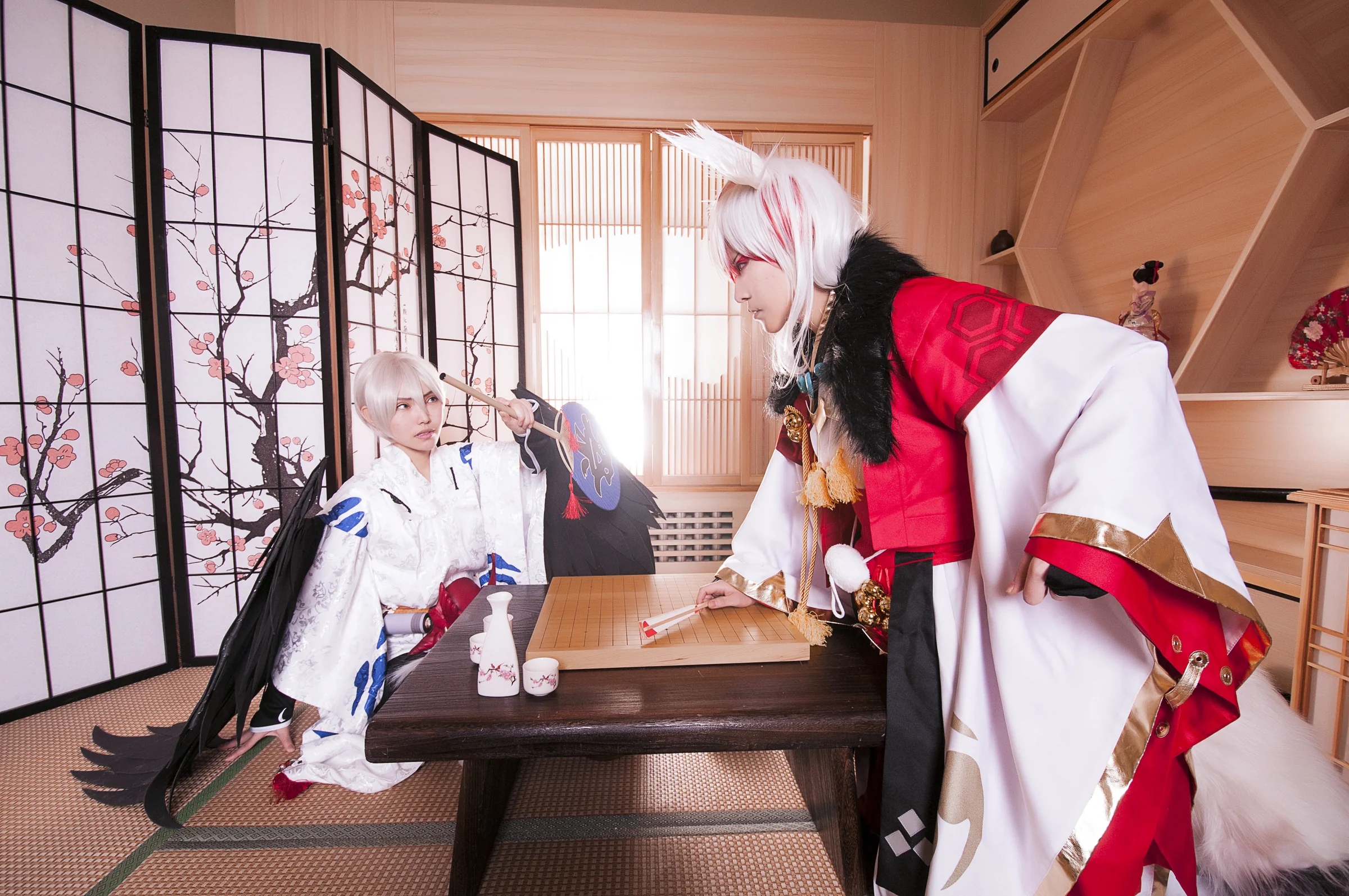 阴阳师手游妖狐x大天狗COS写真