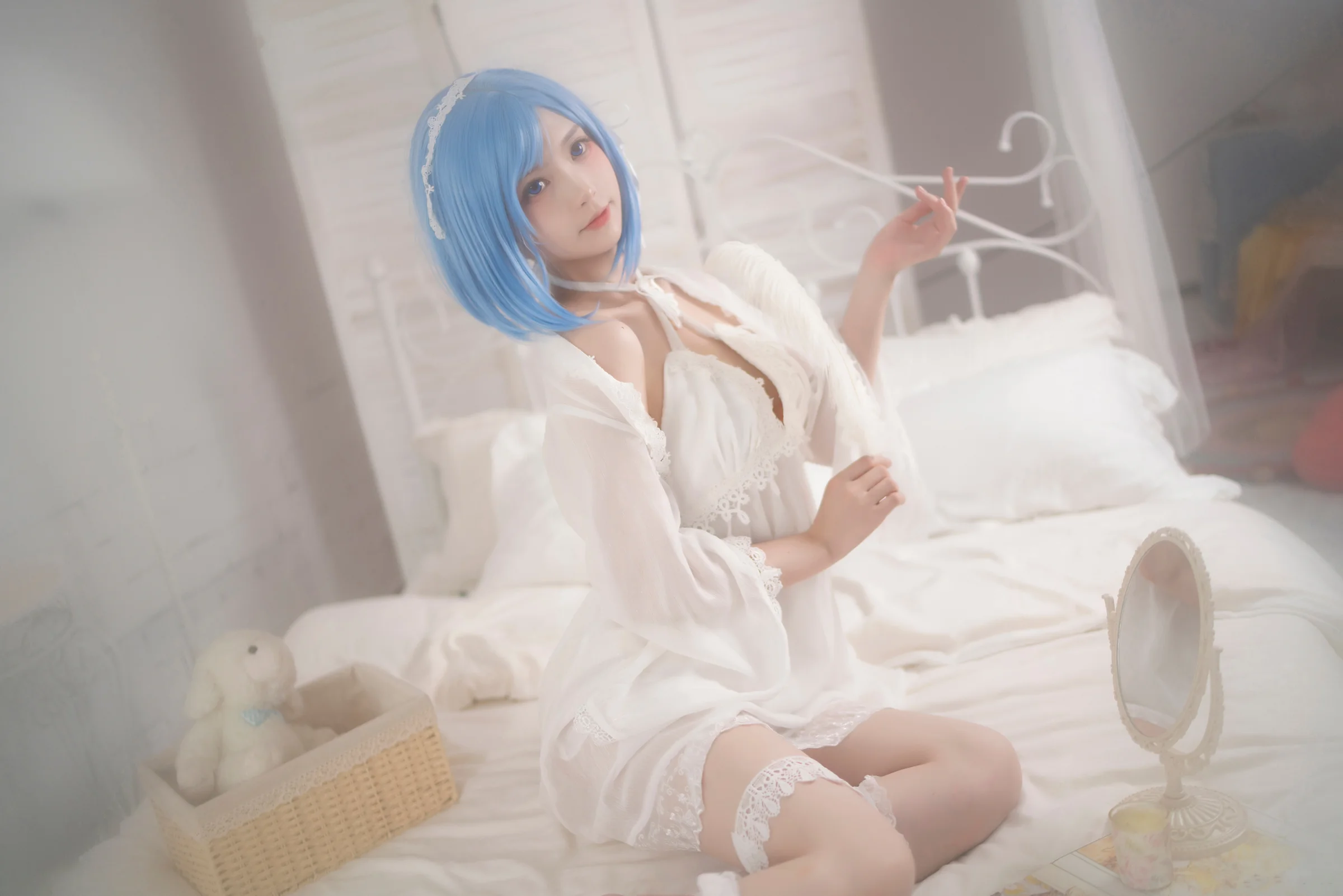 《碧蓝航线》恰巴耶夫睡衣COS写真