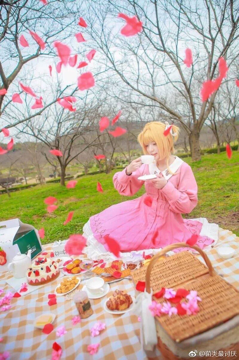 小樱COS写真，春の木漏れ日 君の微笑み