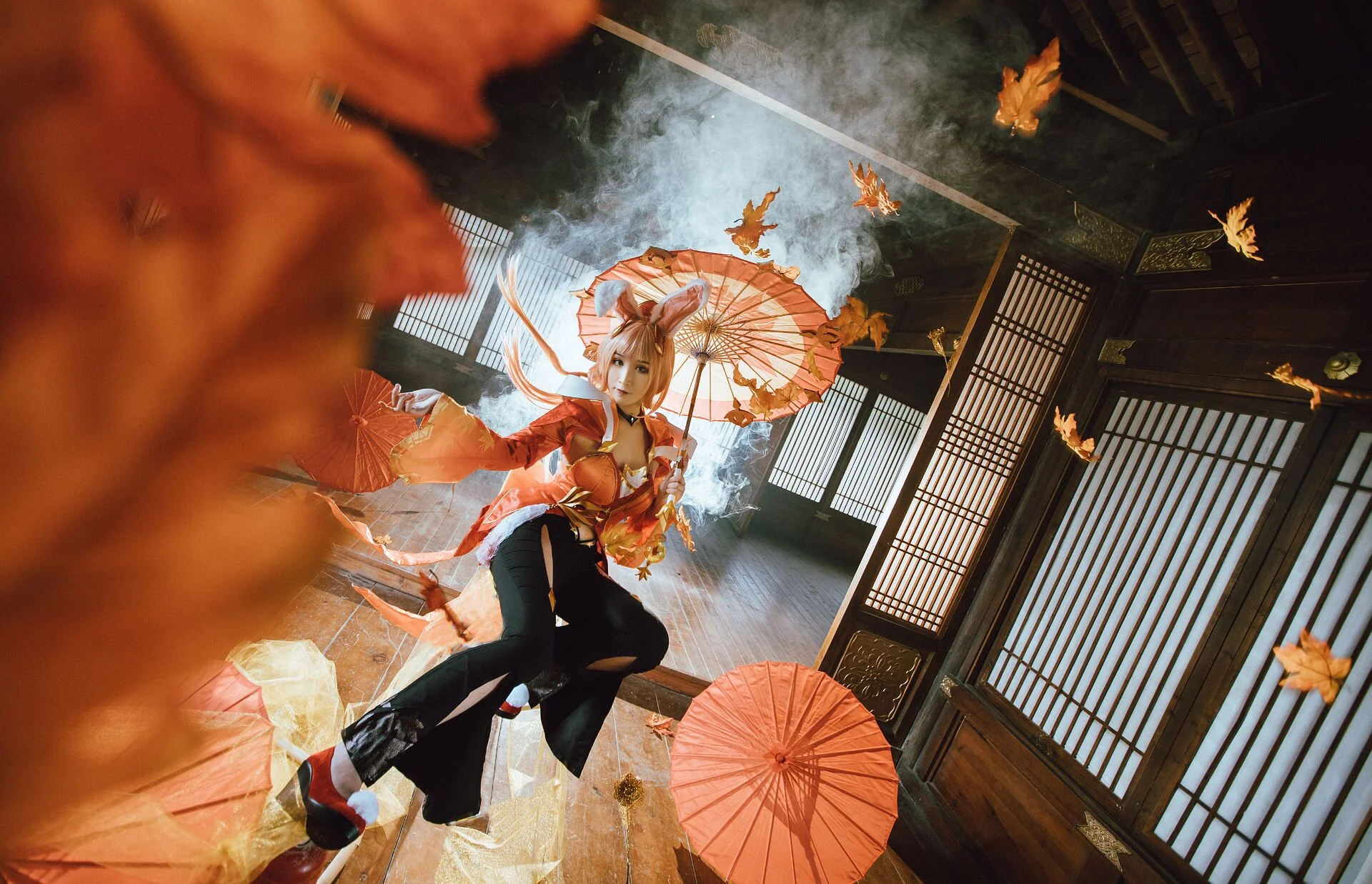 王者荣耀 公孙离 COS写真 再多喜欢阿离多一点