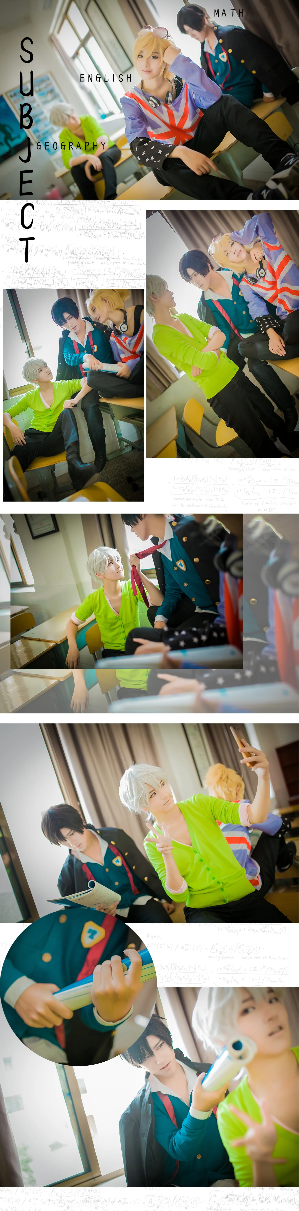 学科拟人COS写真