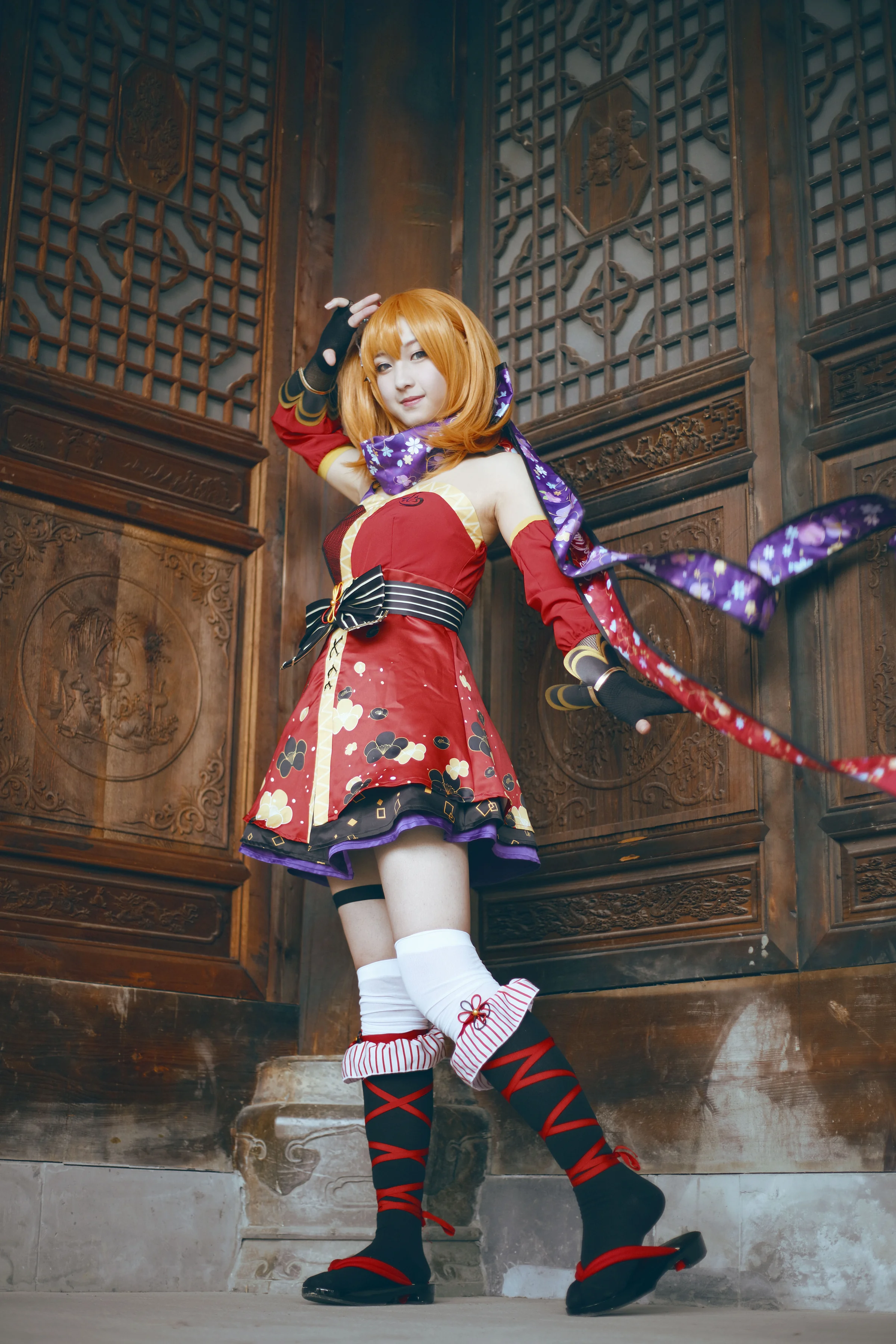 DC1990 LOVELIVE!高坂穗乃果忍者觉醒COS写真