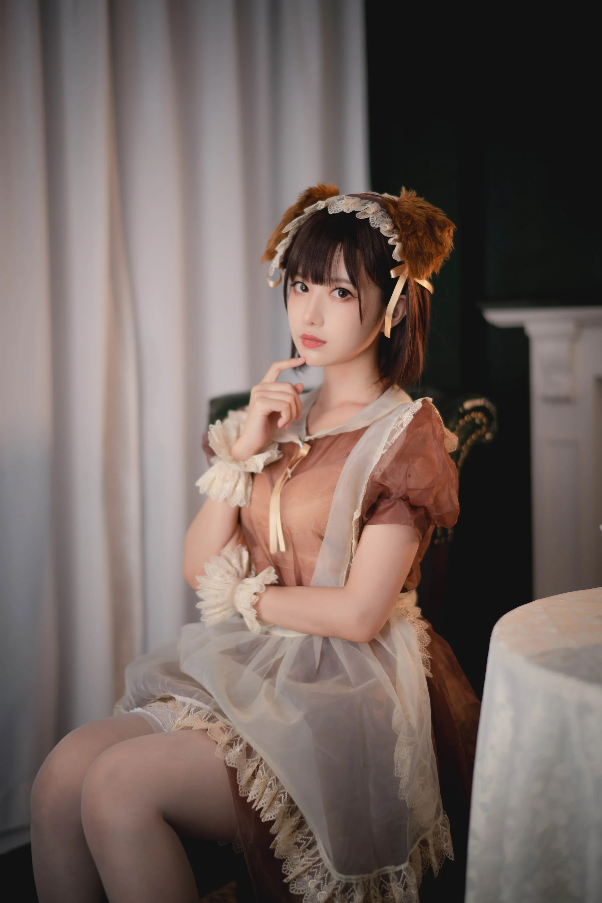 Shika小鹿鹿 – 透明女仆｜高清图片集