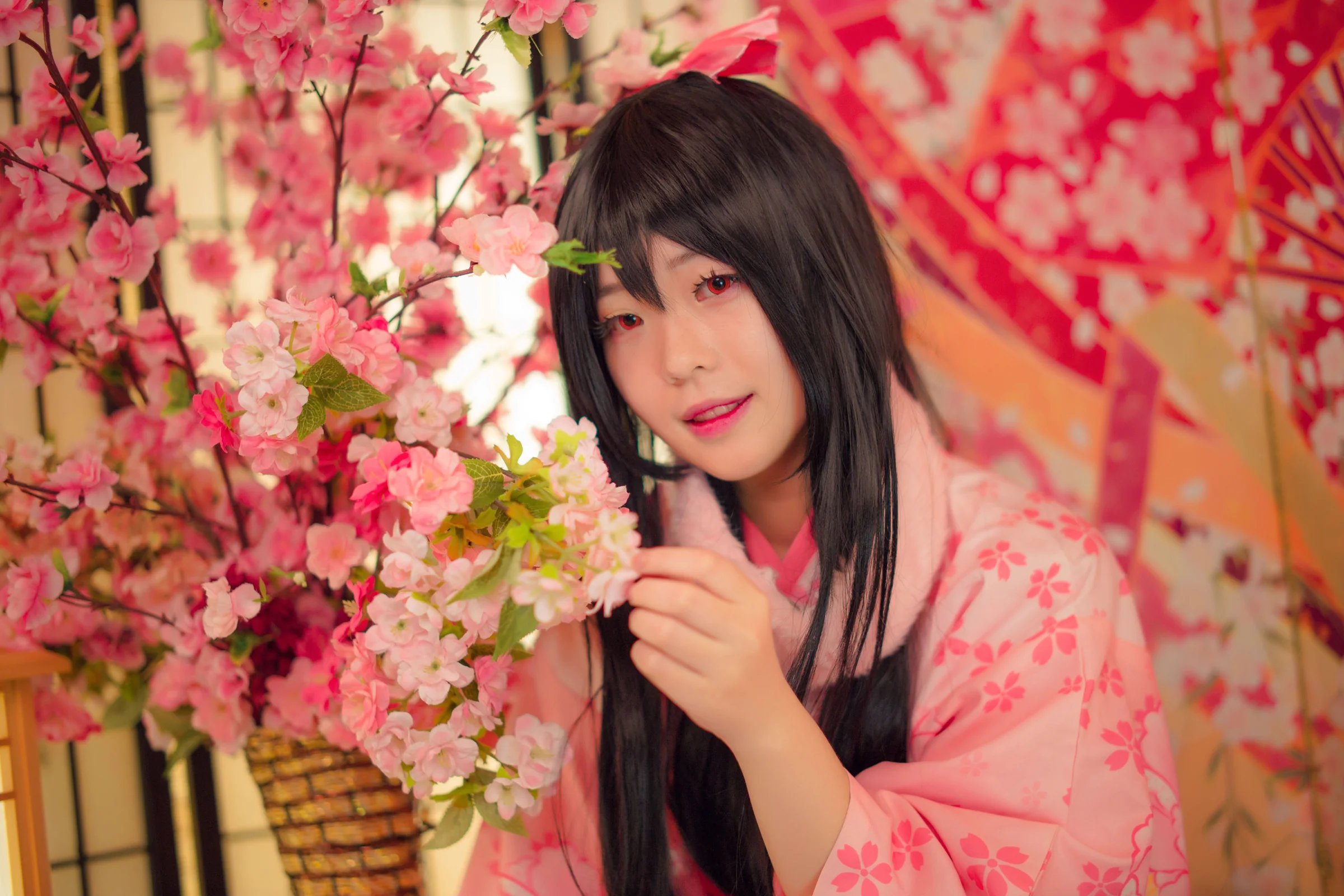 lovelive矢泽妮可COS写真，妮可正月未觉醒