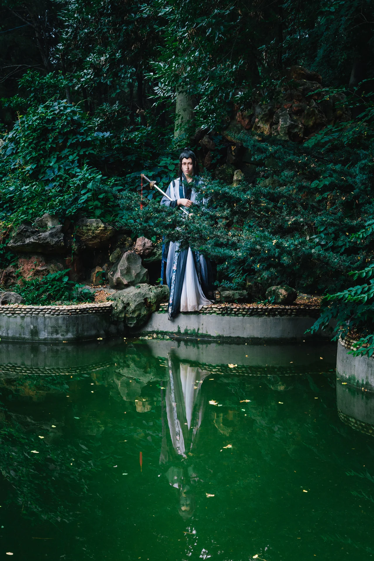 墨竹拟人COS写真