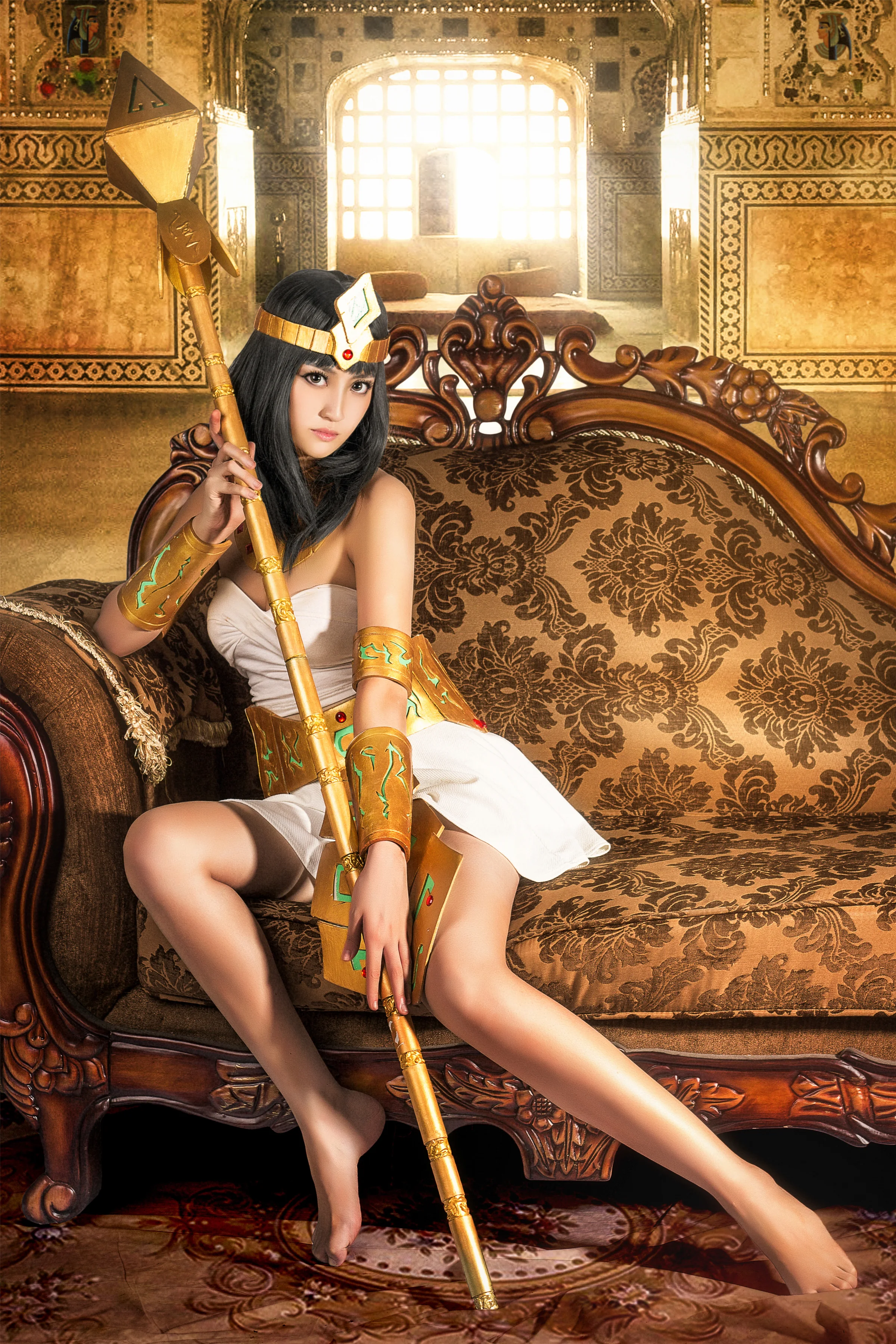 英雄联盟 豹女埃及艳后COS写真