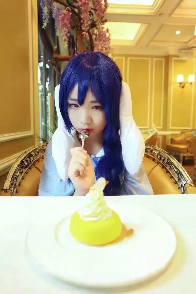 三月兔与下午茶海未COS写真