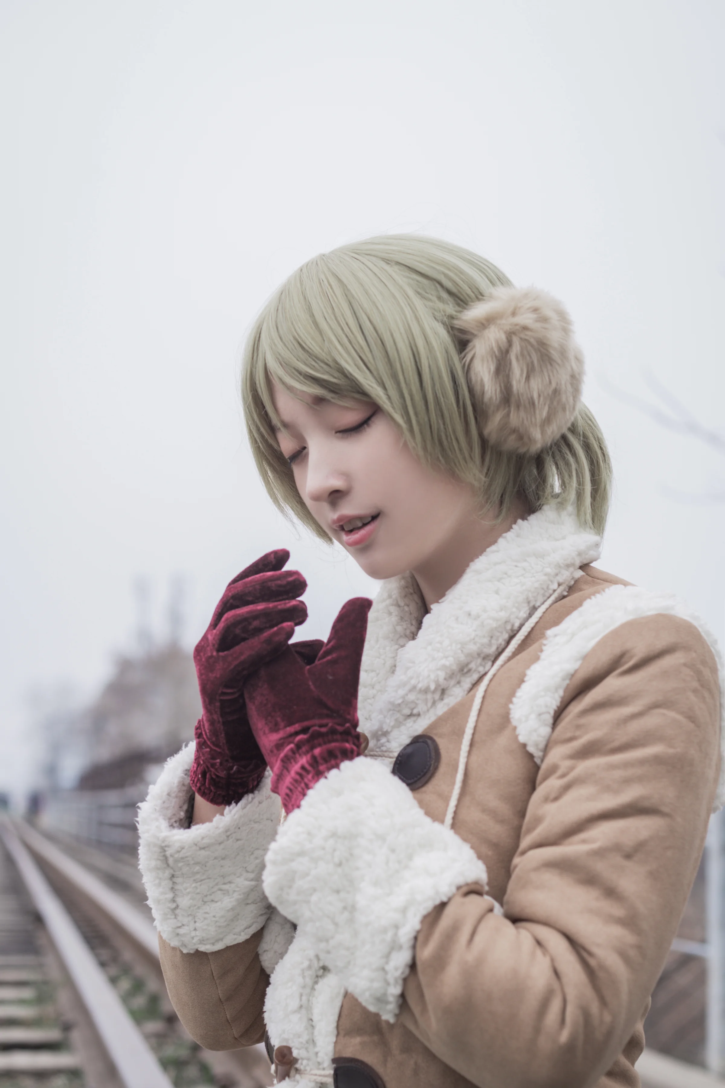 COS写真正片 love live！小泉花阳冬装