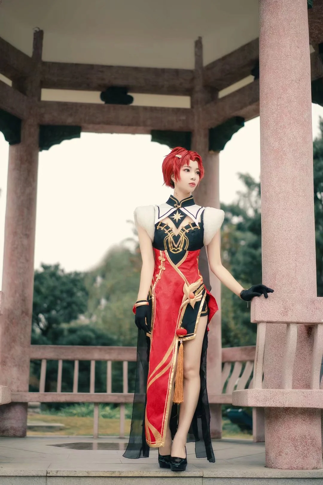 【崩坏3】姬子•锦绣春霞COS写真