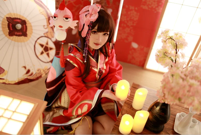 阴阳师 神乐COS写真，喜欢吗？