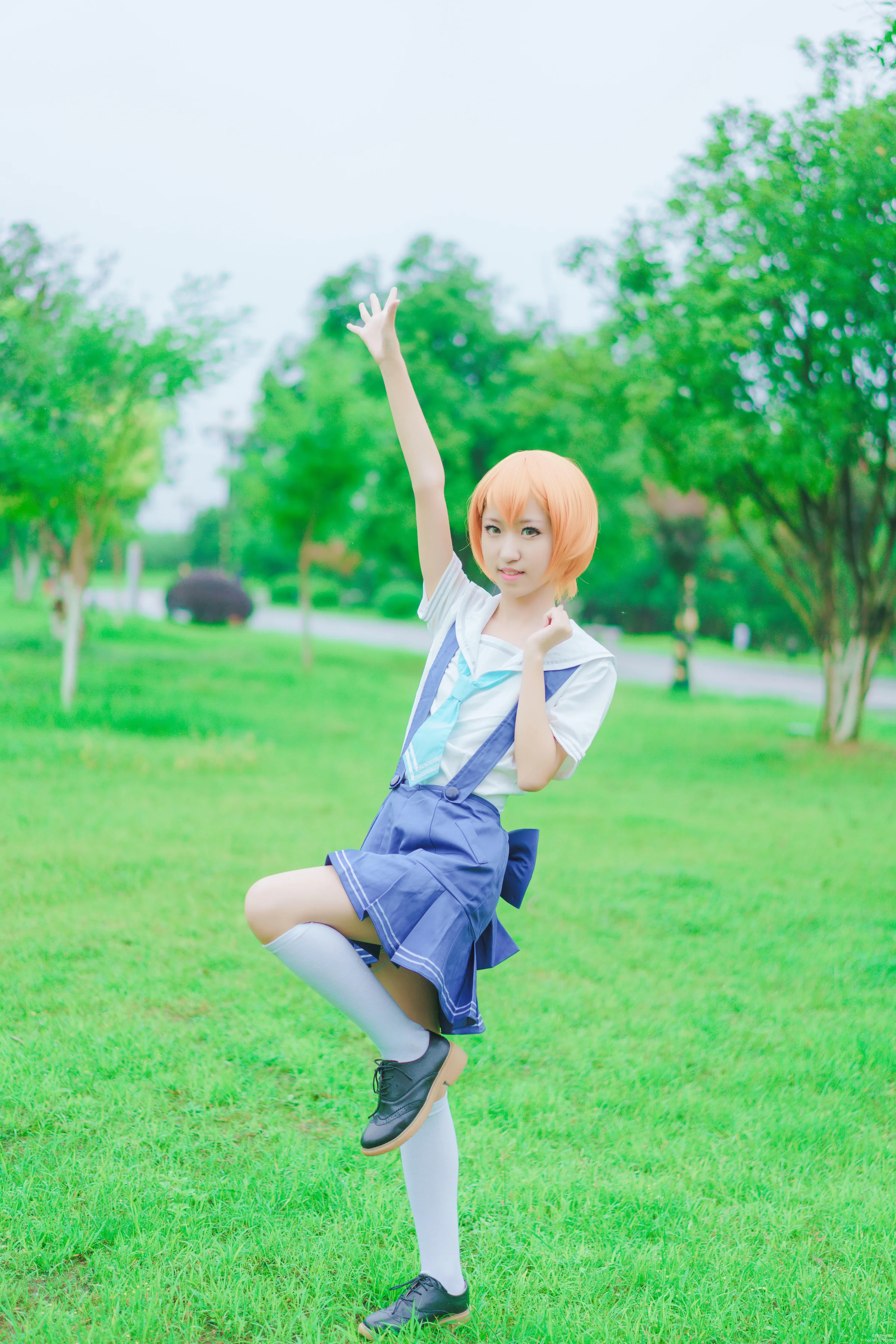 lovelive星空凛海军未觉醒COS写真
