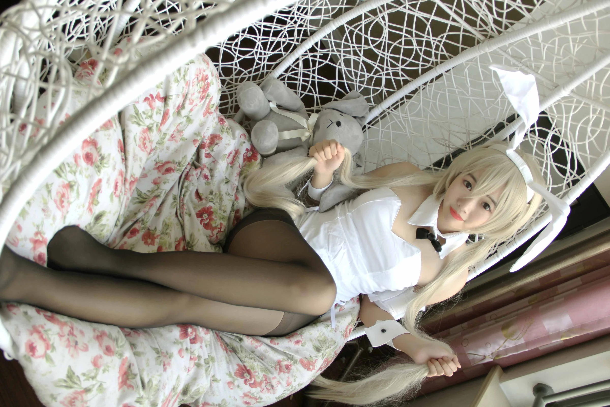 缘之空春日野穹兔女郎COS写真