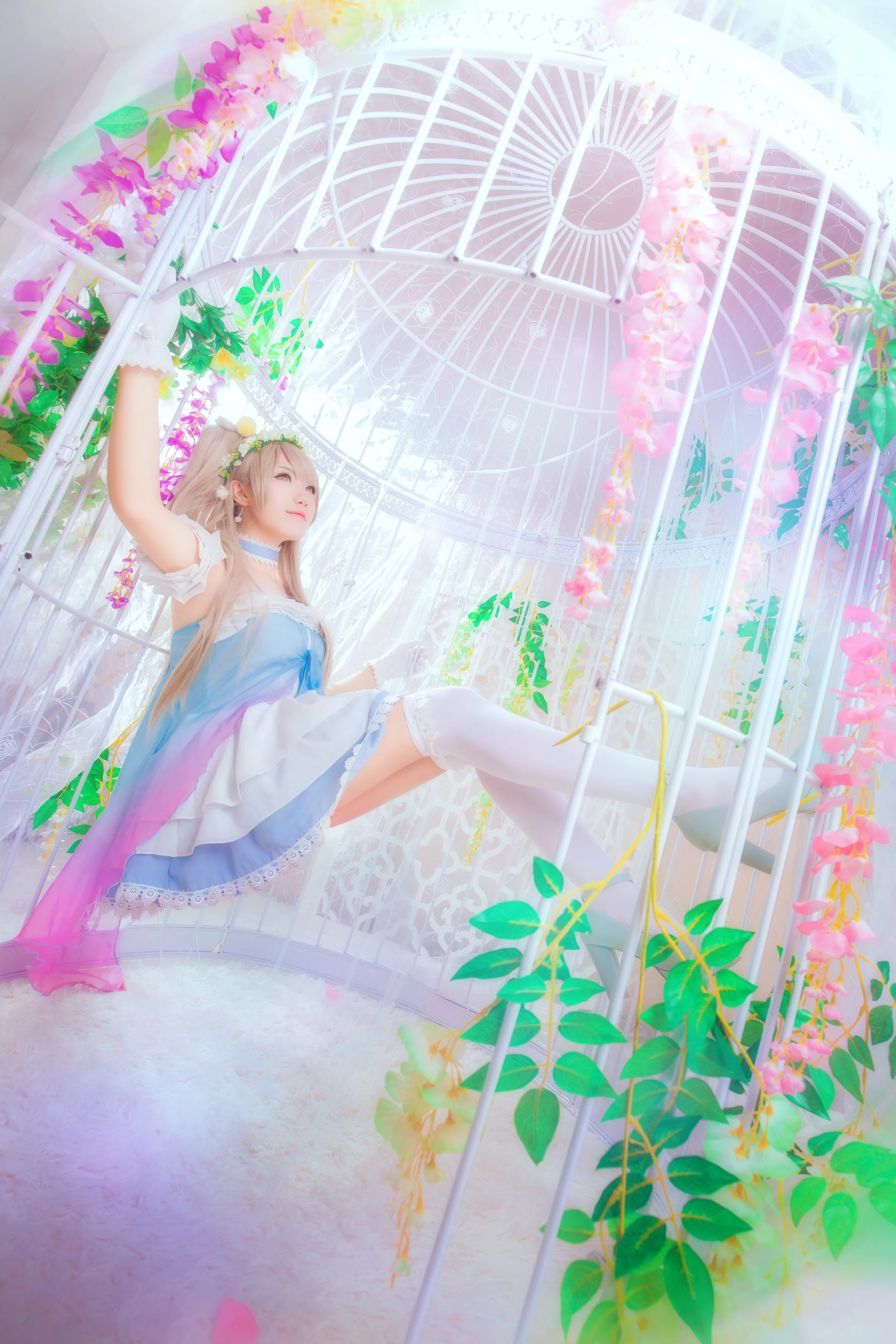 LoveLive！南小鸟蓝纱打歌服 COS写真