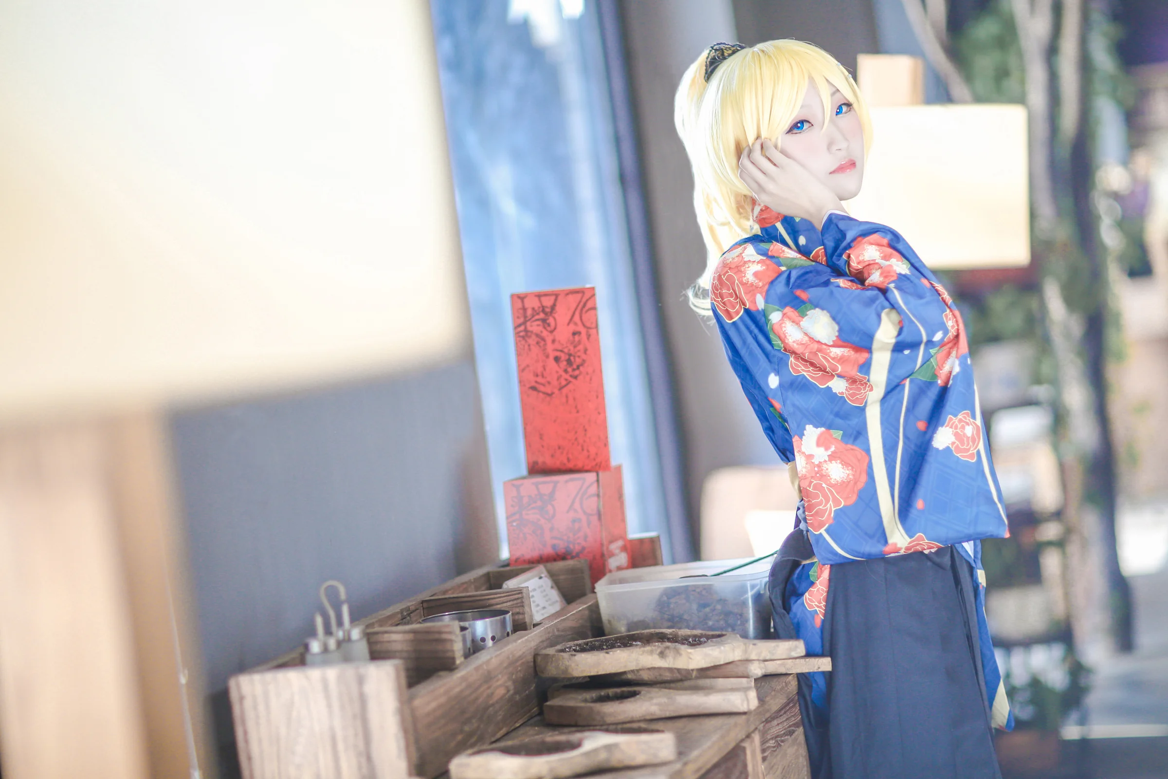 绚濑绘里 大正和服未觉醒COS写真