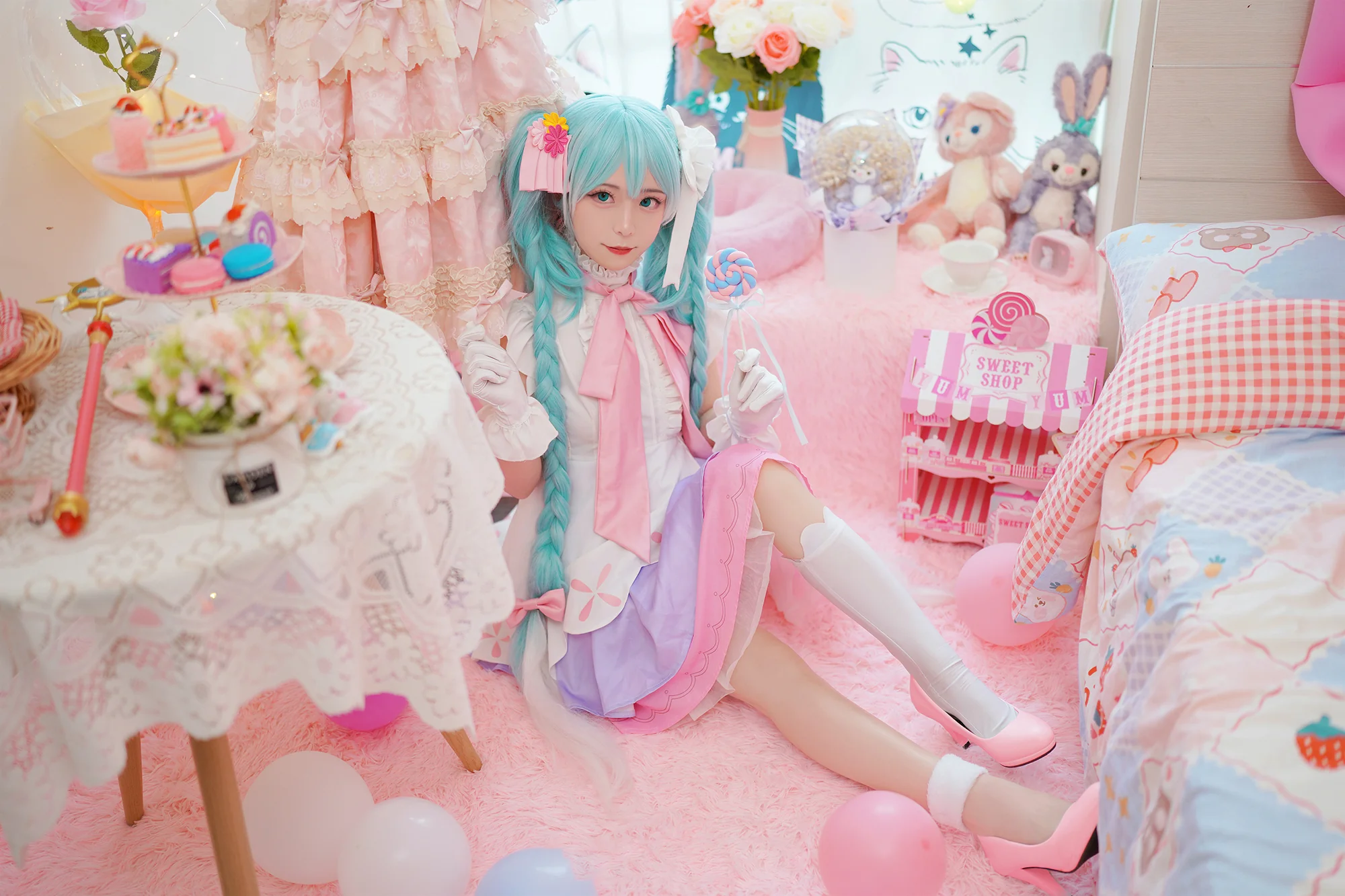 初音未来长发公主 COS写真