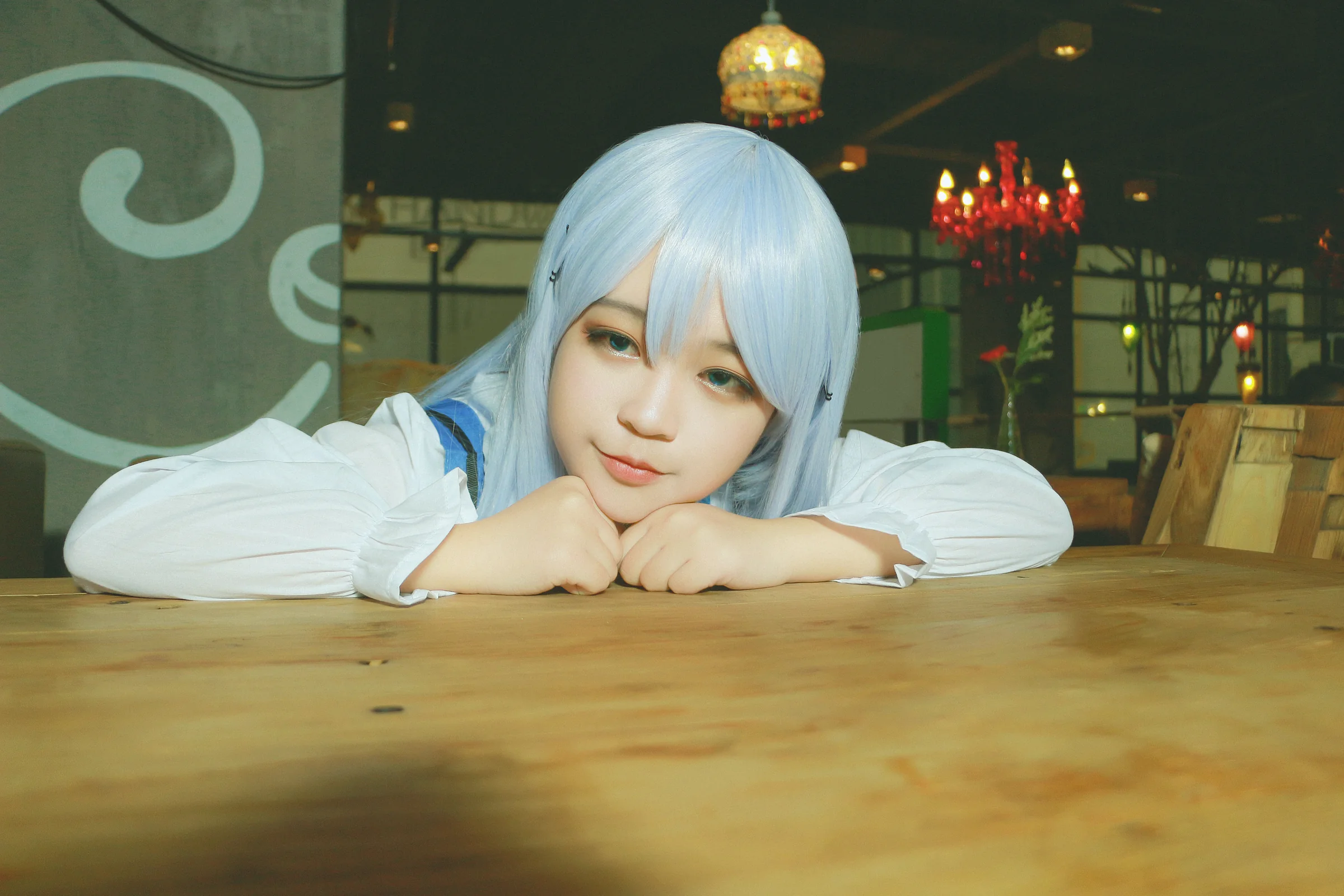 香风智乃COS写真请问您今天要来点兔子吗