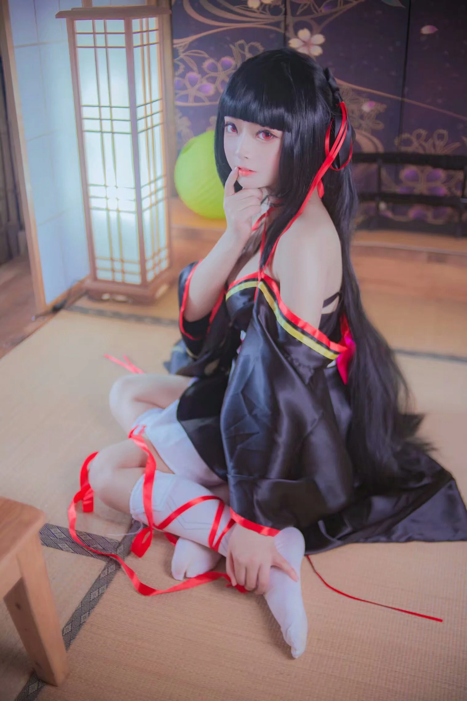 机巧少女不会受伤 夜夜COS写真，为了雷真夜夜什么都愿意