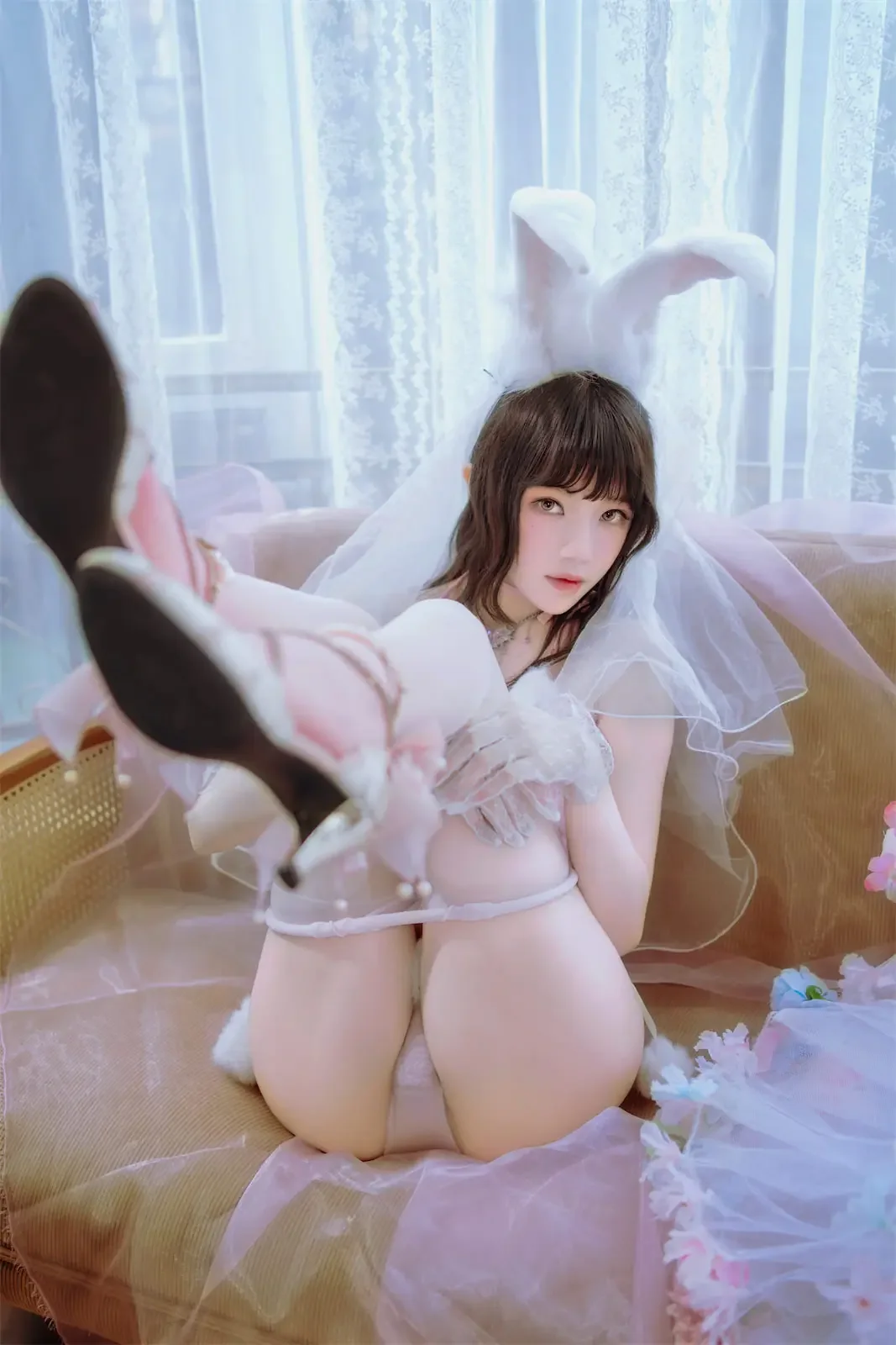 桜桃喵 – 花嫁兔｜高清图片集