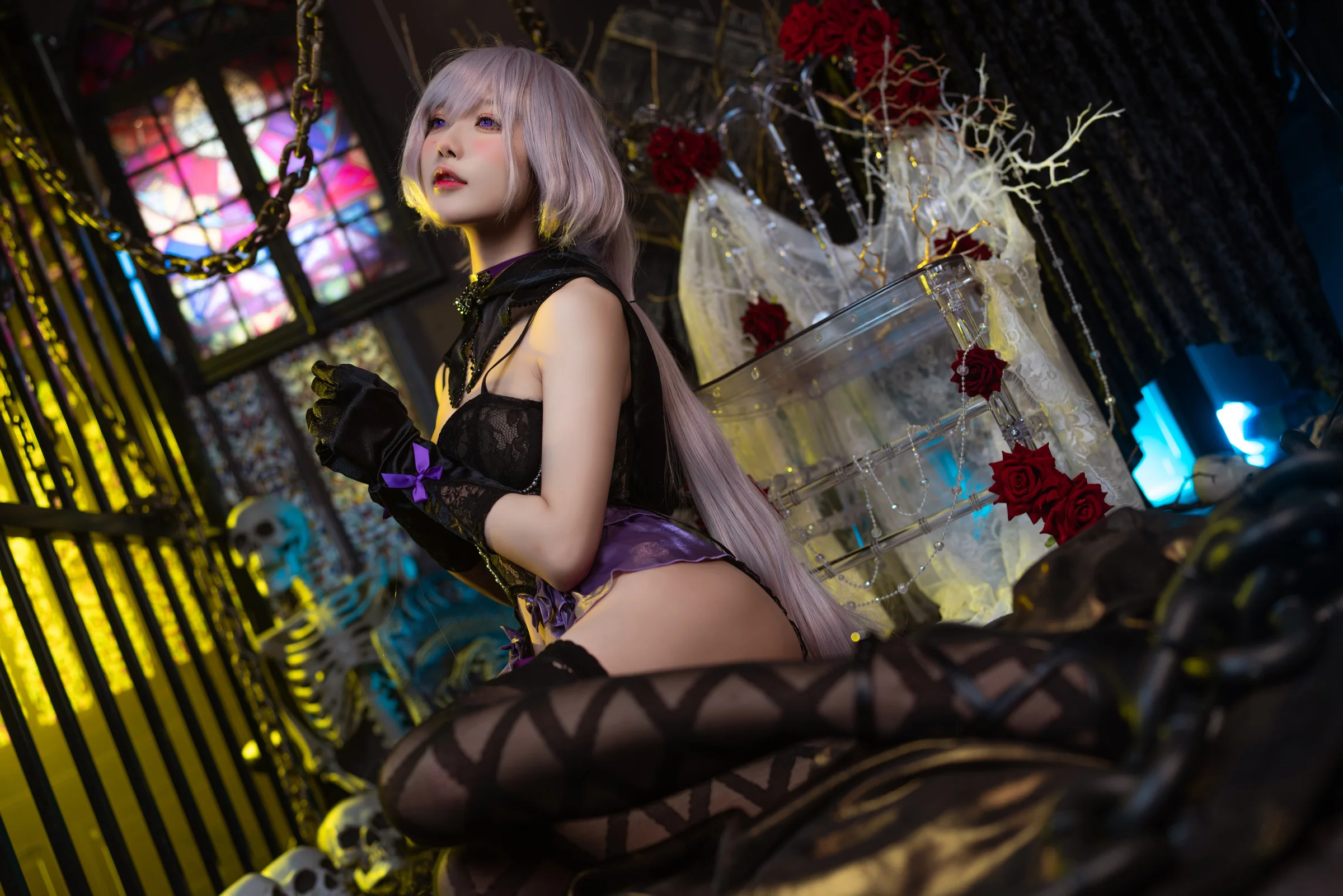 阿包也是兔娘 – 午夜瞌睡魔女｜高清图片集