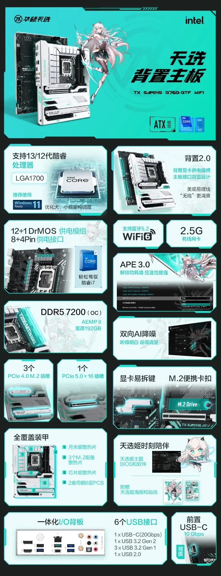 华硕BTF 2.0“无线”心动 天选新成员战力【背】增｜高清图片集