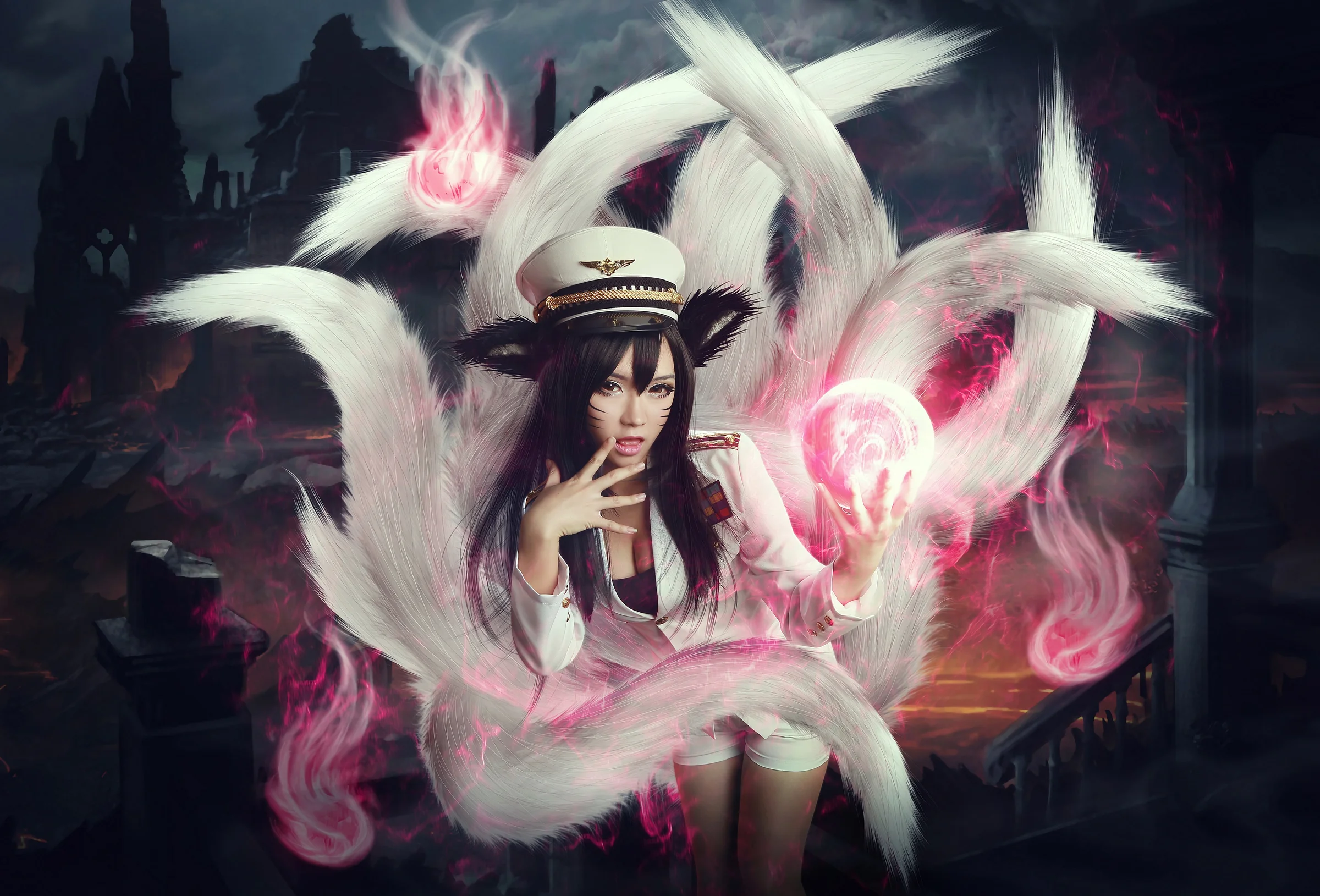 英雄联盟——阿狸少女时代COS写真