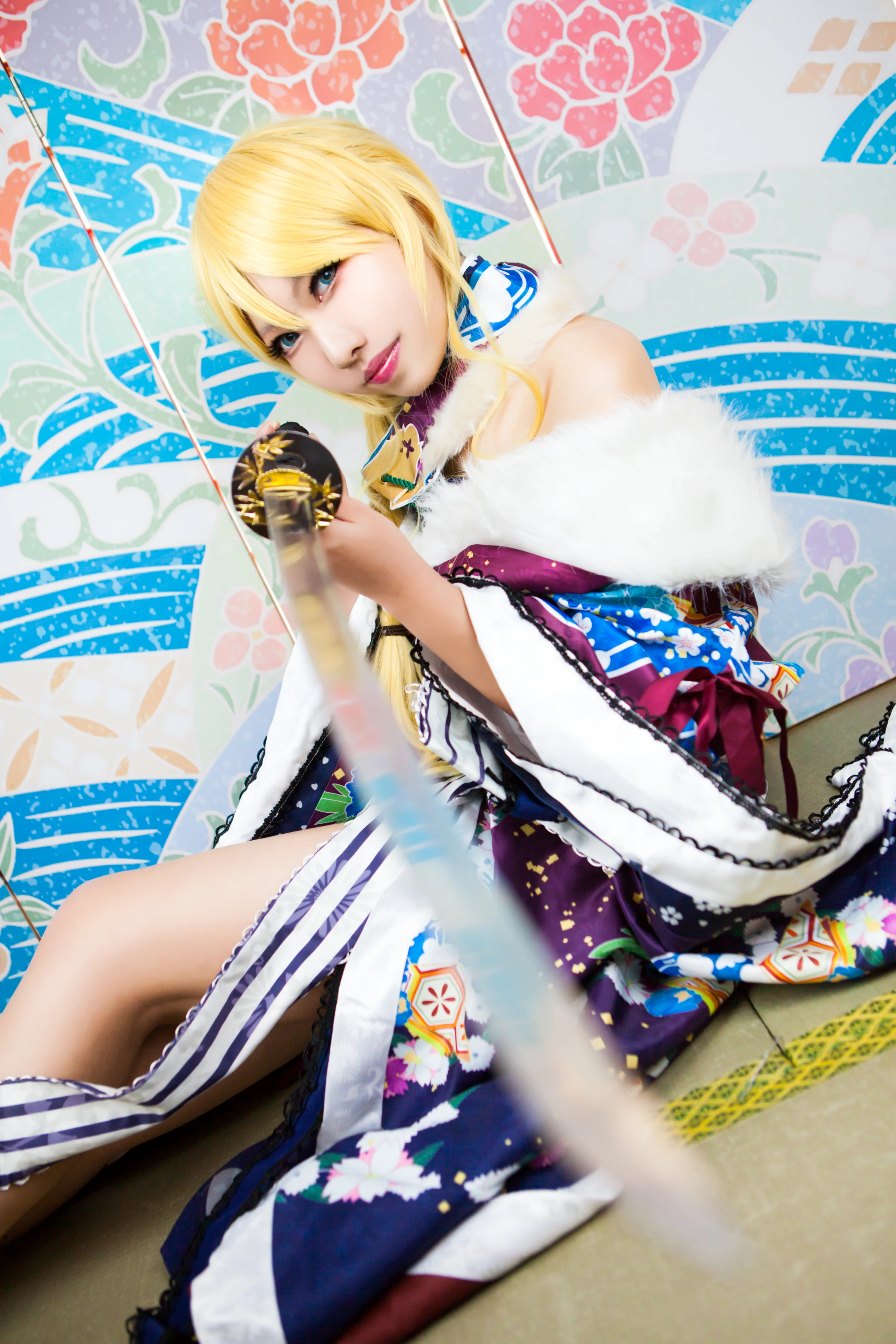 lovelive绚濑绘里正月和服觉醒COS写真