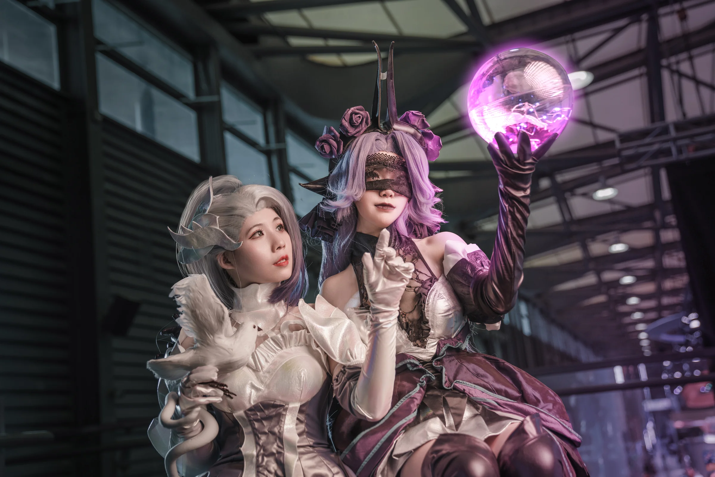 英雄联盟情人节辛德拉&婕拉COS写真