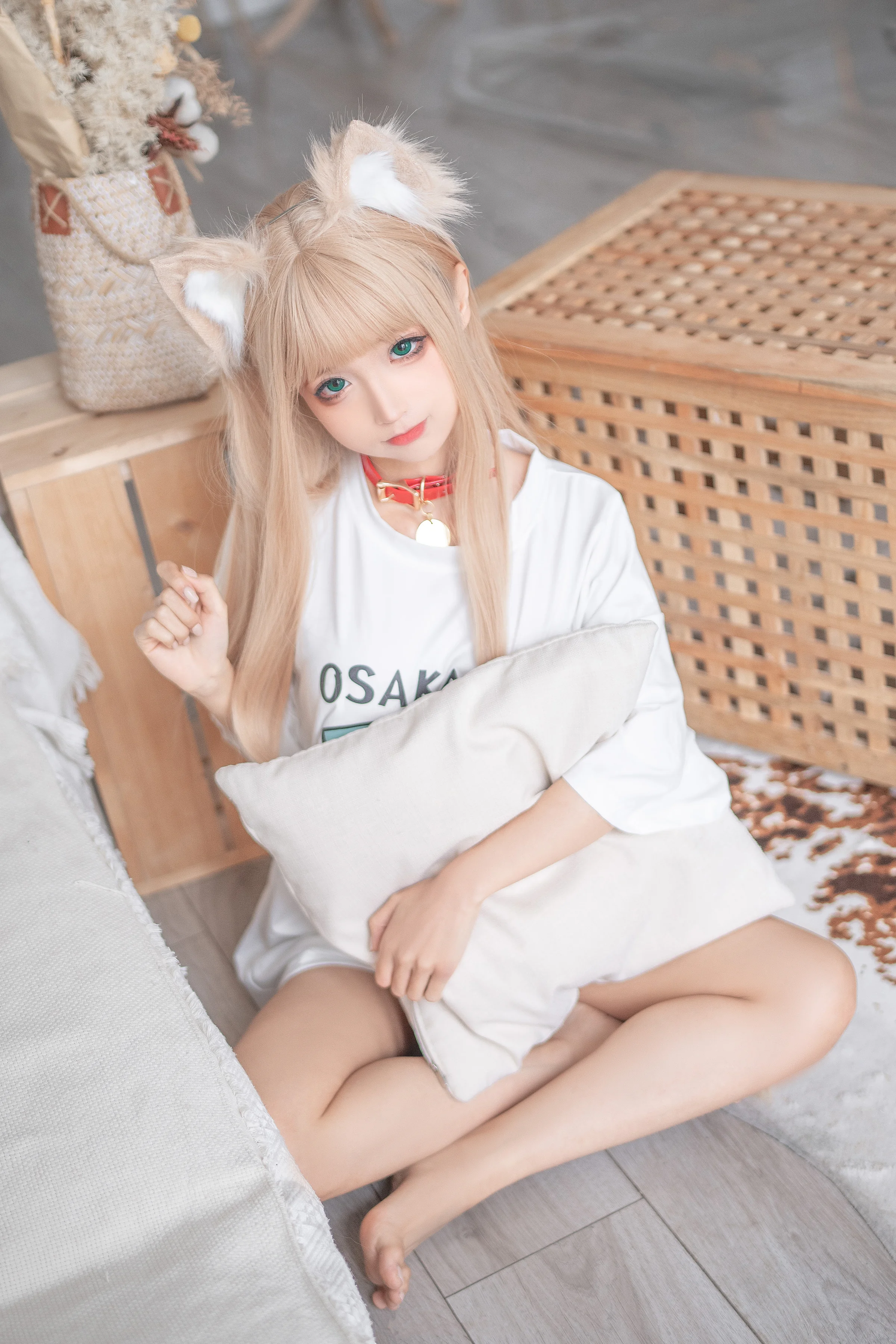 黄豆粉猫娘COS写真