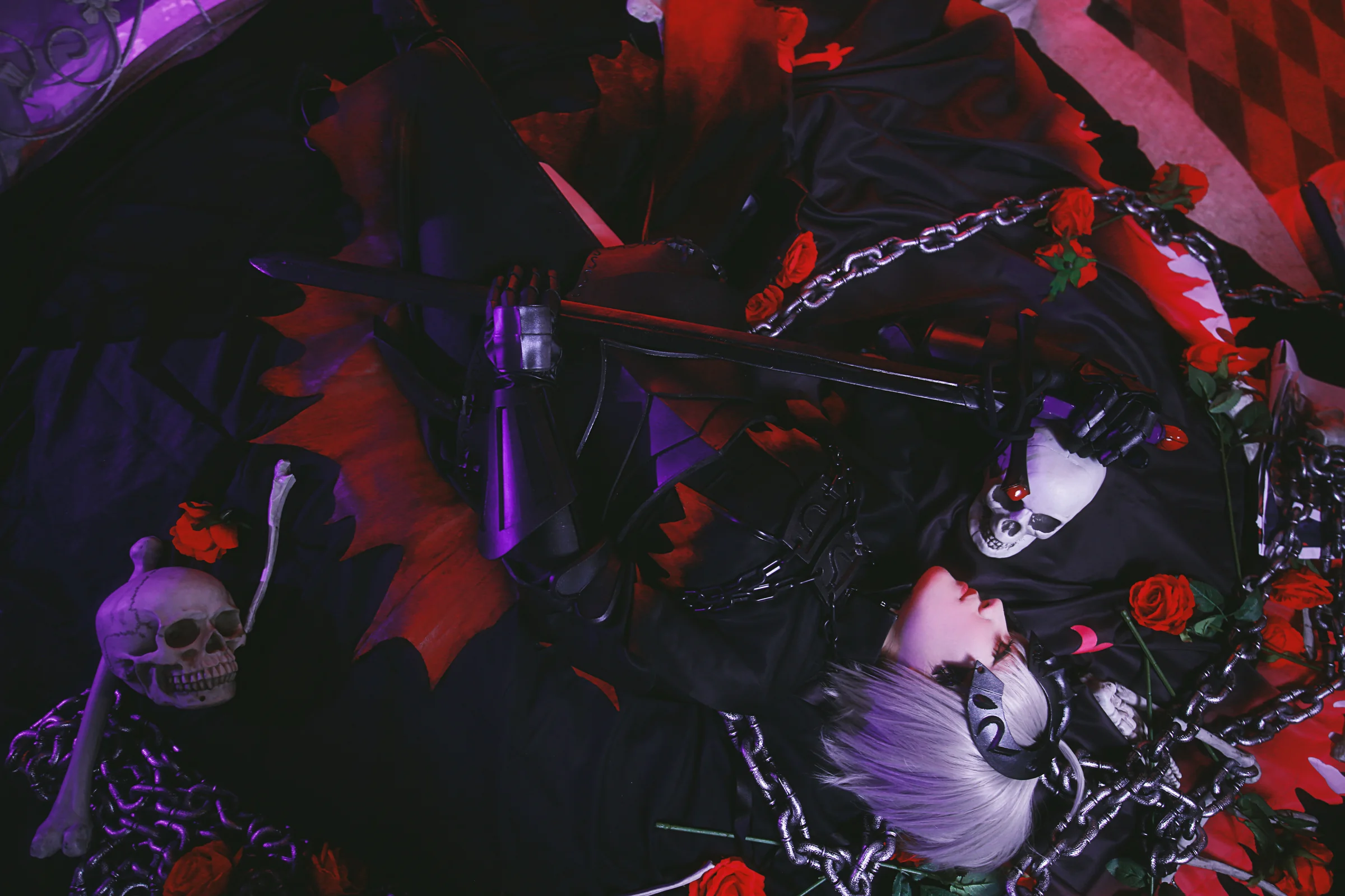 Fate/Grand Orde黑贞德COS写真