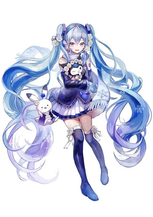 雪初音 x 三丽鸥 酷洛米 ​​​联动图 Day（昼）& Night（夜） ​​​​｜高清图片集
