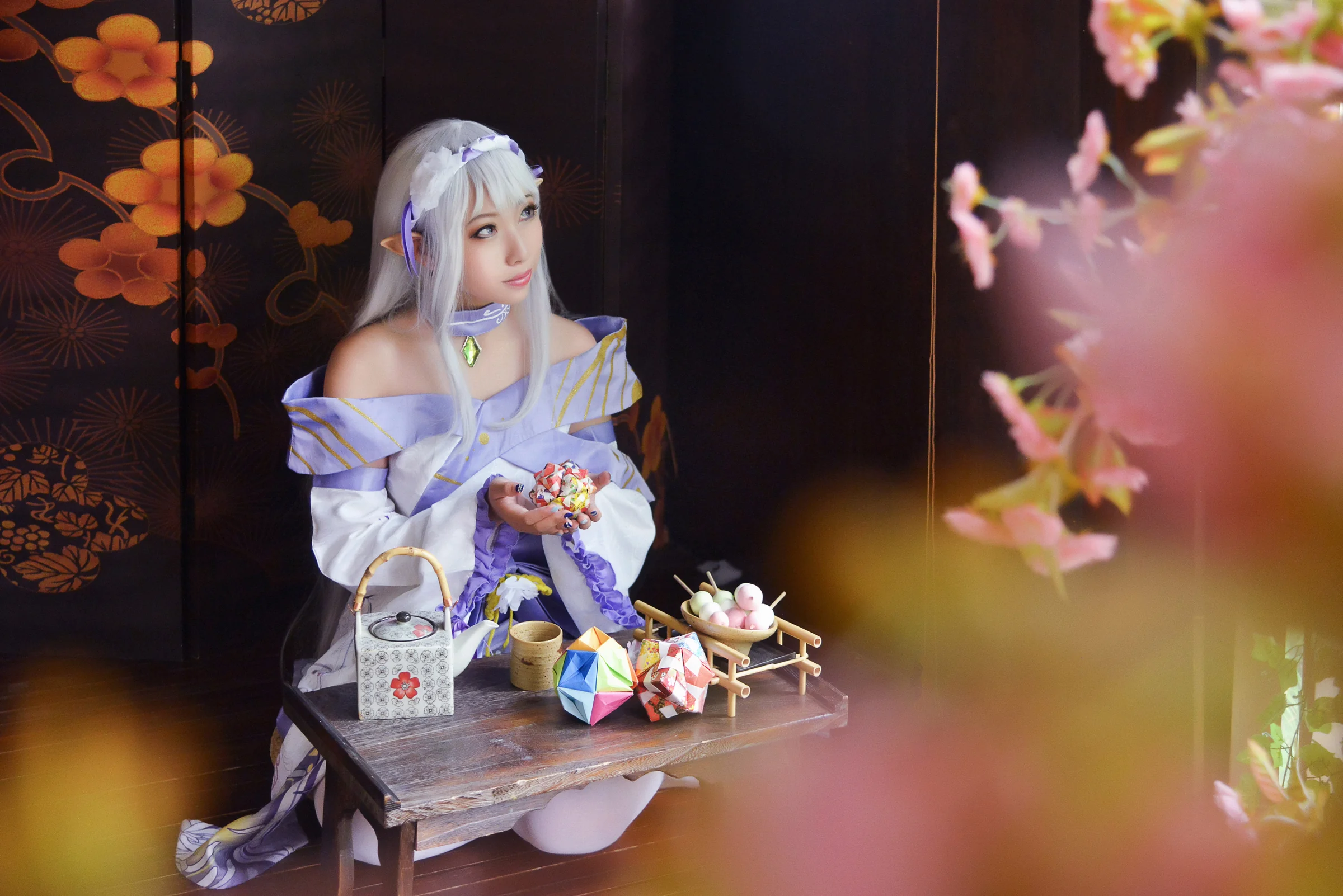 re：从零开始的异世界生活艾米莉亚和服COS写真