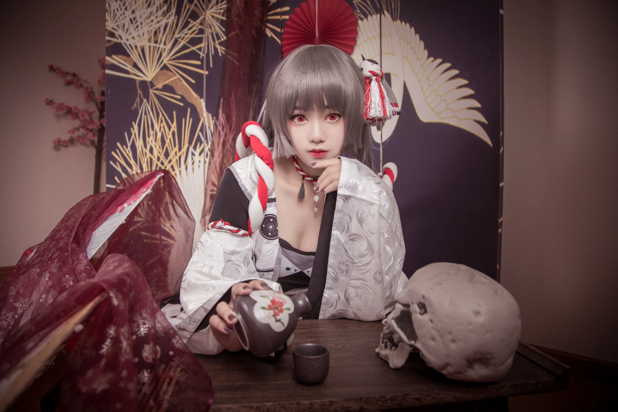 阴阳师·鬼女红叶人形师COS写真