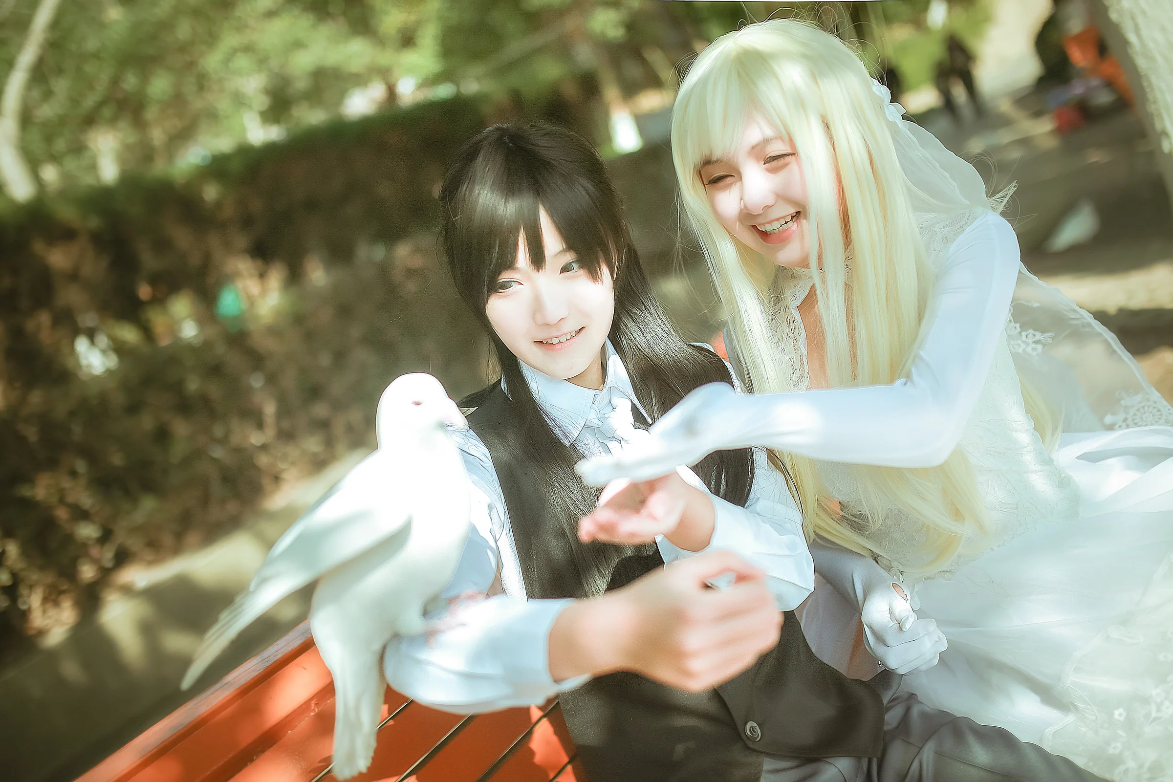 SQ孙璟×秋瞳婚纱COS写真