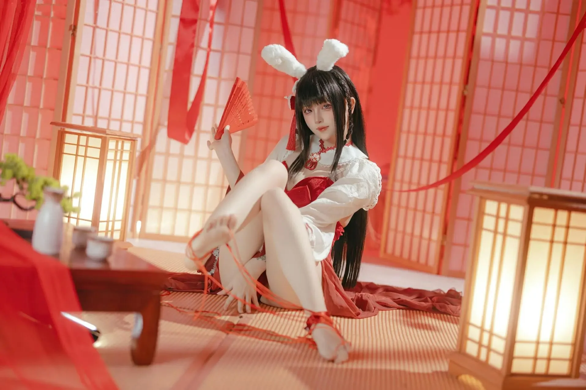 屿鱼 – 碧蓝航线 大山·祈愿的巫女兔｜高清图片集