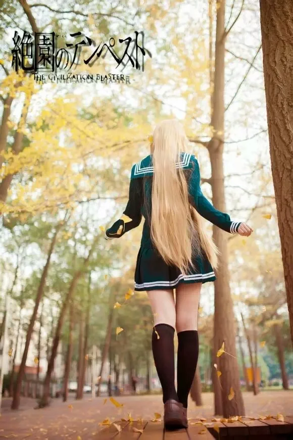 绝园的暴风雨 不破爱花COS写真
