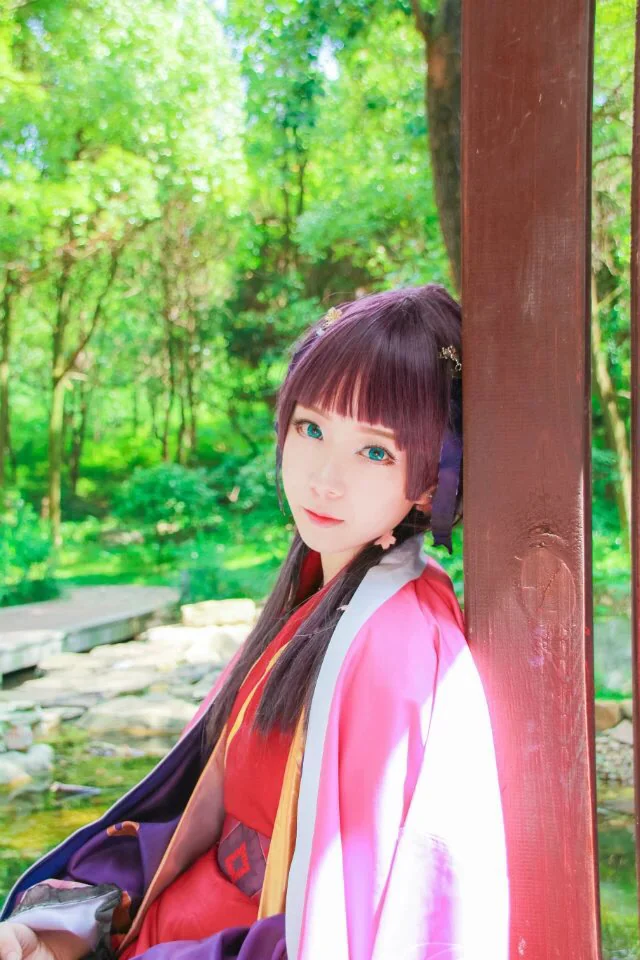 梦100 樱花COS写真