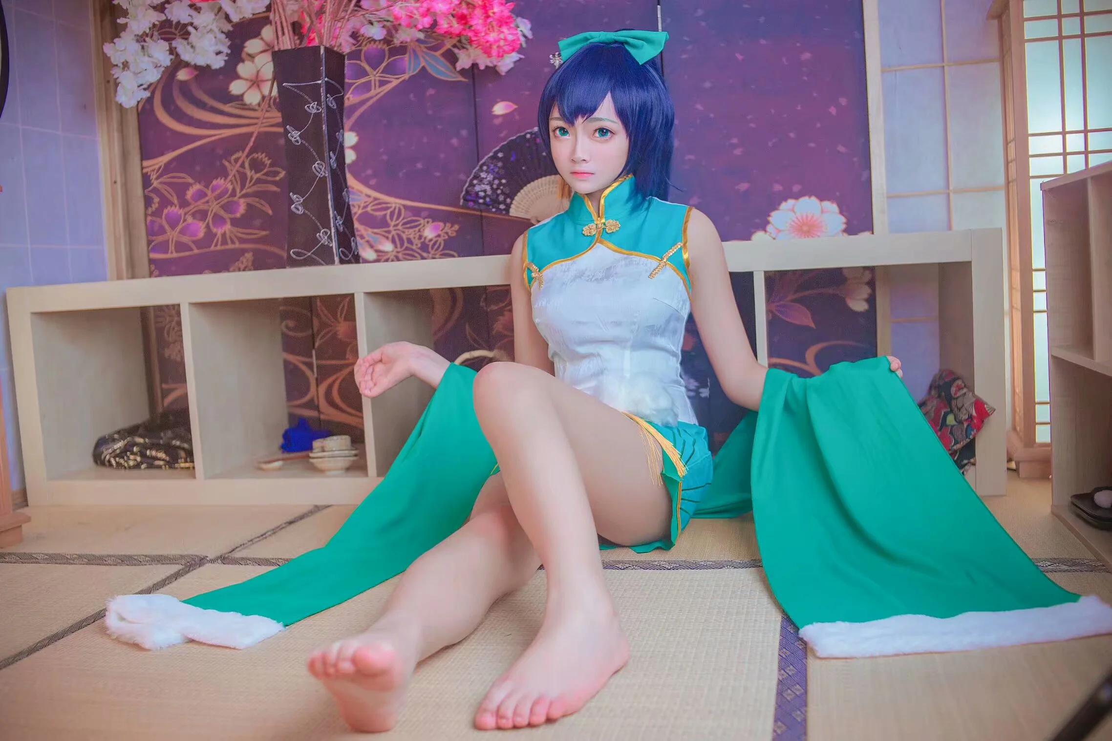 阴阳师―莹草旗袍COS写真