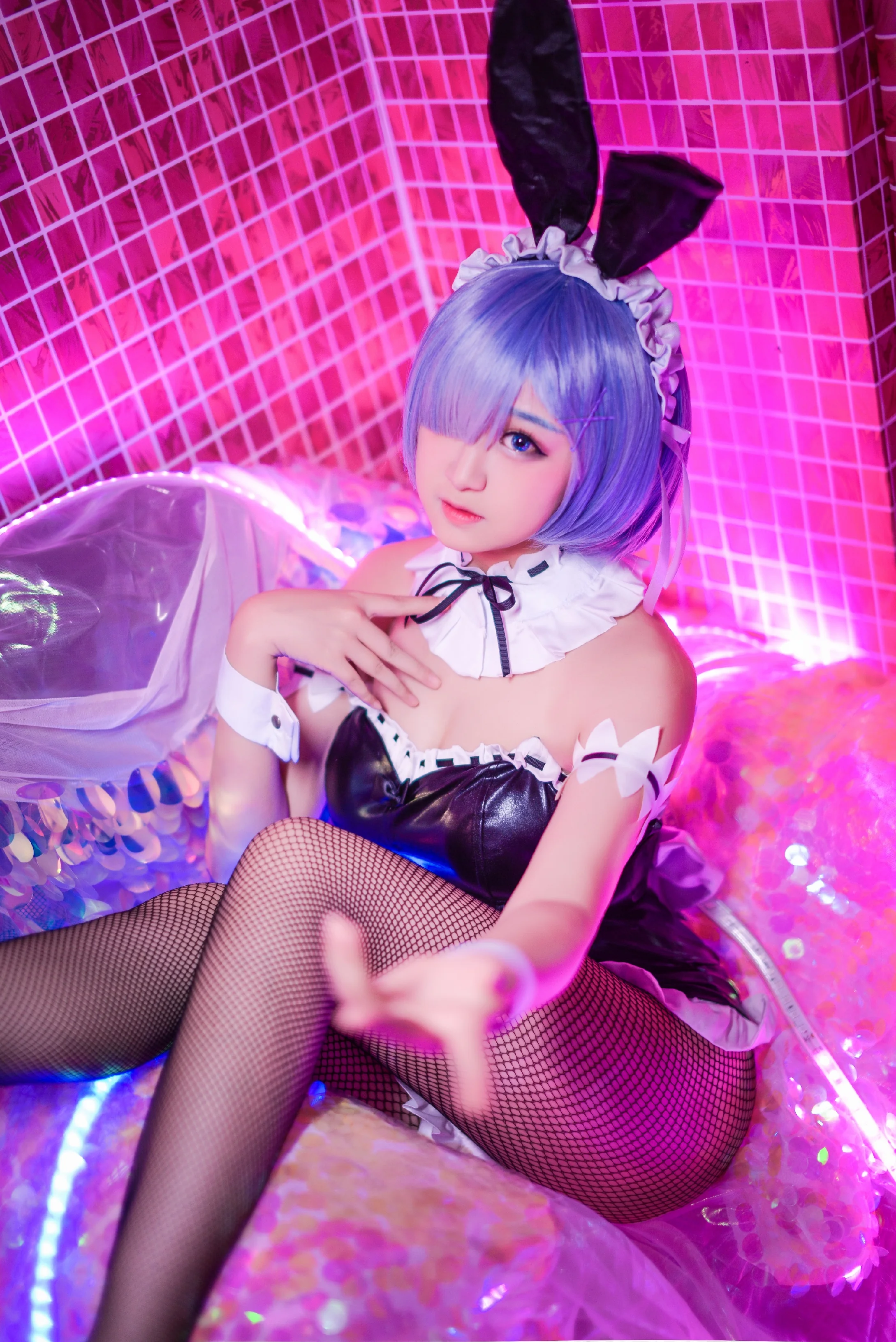 蕾姆兔女郎COS写真