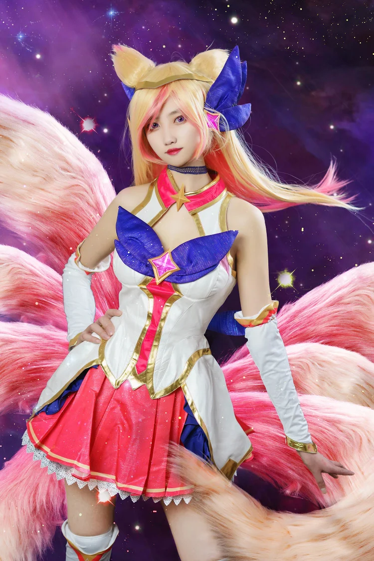 英雄联盟星之守护者阿狸COS写真