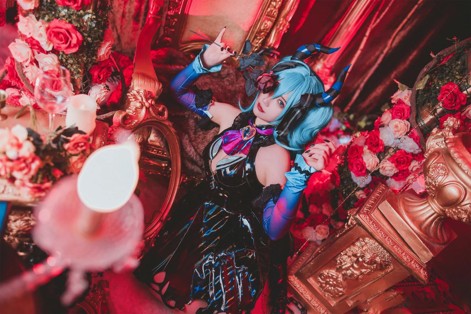 初音未来小恶魔COS写真